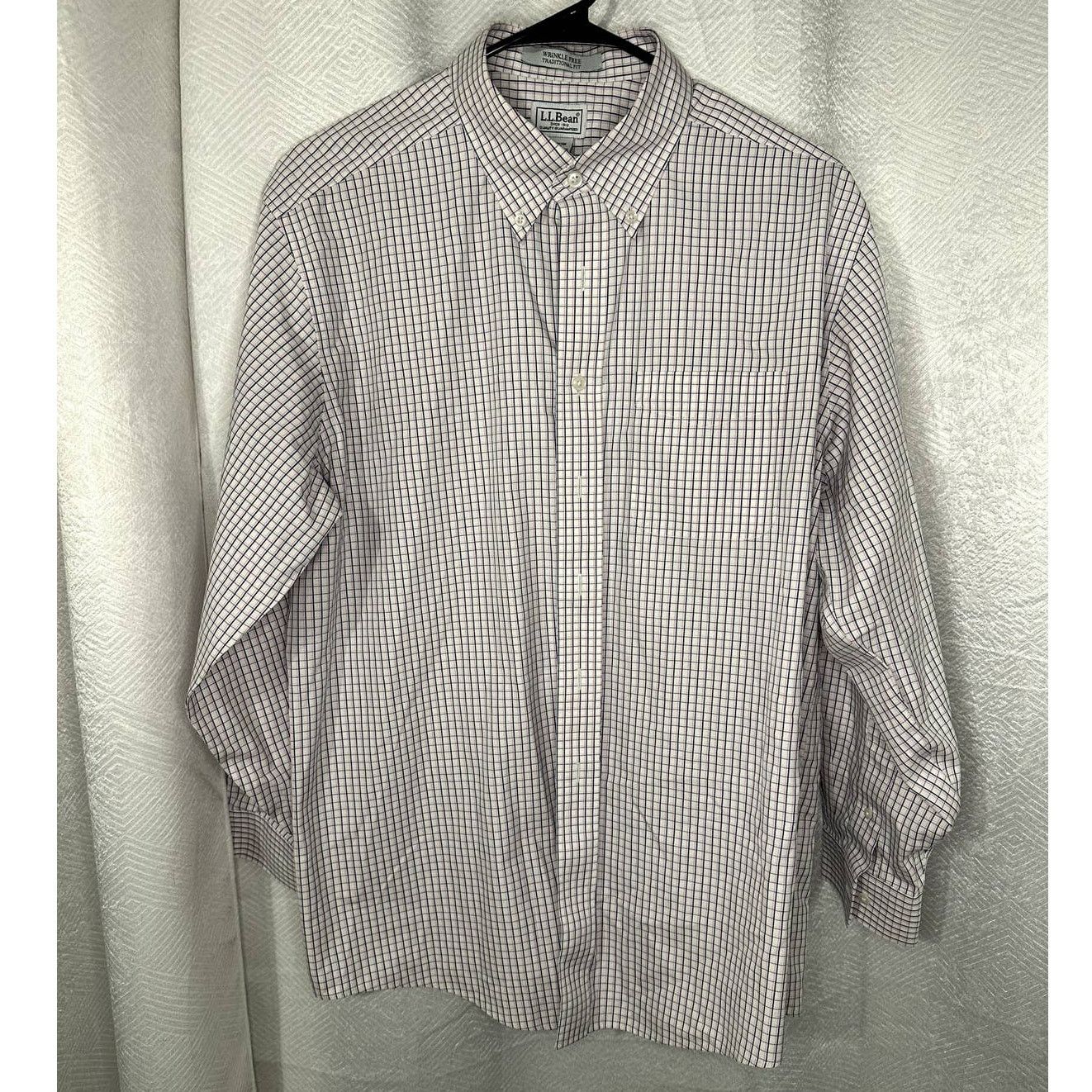 L.L. Bean L.L. Bean Traditional Fit Button Down Shirt Pink 16-32 Size US S / EU 44-46 / 1 - 1 Thumbnail