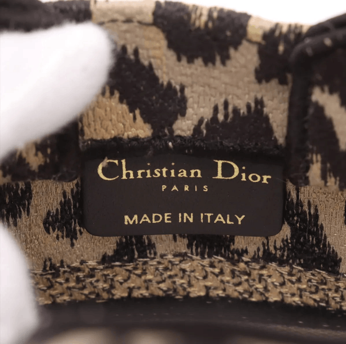 Dior Leopard Vertical Book Tote Canvas Two-Way Handbag Size ONE SIZE - 8 Thumbnail