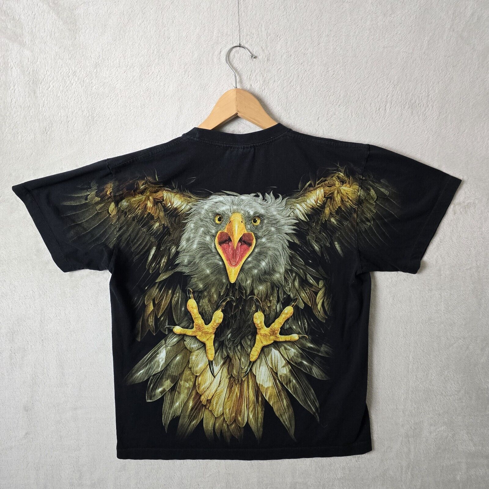 Vintage Vintage Jay's Rock Screaming Eagle AOP Shirt Size Large Y2K Size US L / EU 52-54 / 3 - 6 Thumbnail