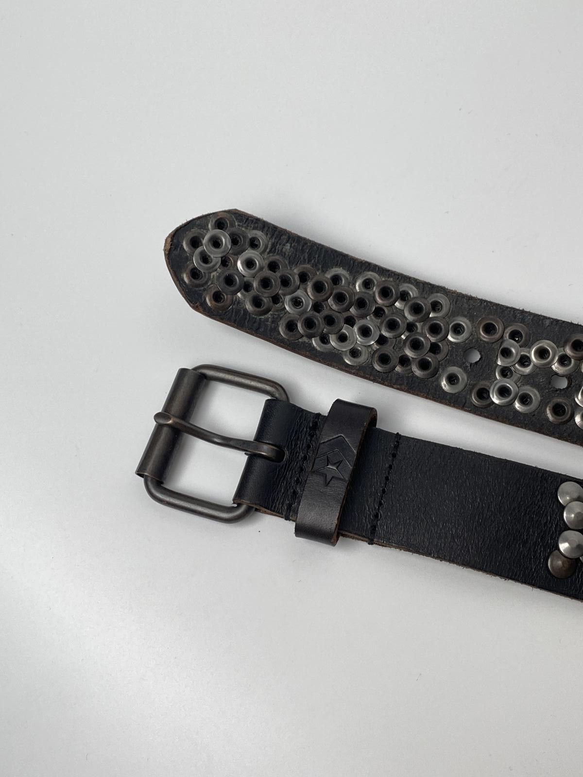 Freeman T. Porter Freeman T Porter Vtg Style Studded Genuine Leather Belt OS Size ONE SIZE - 6 Thumbnail