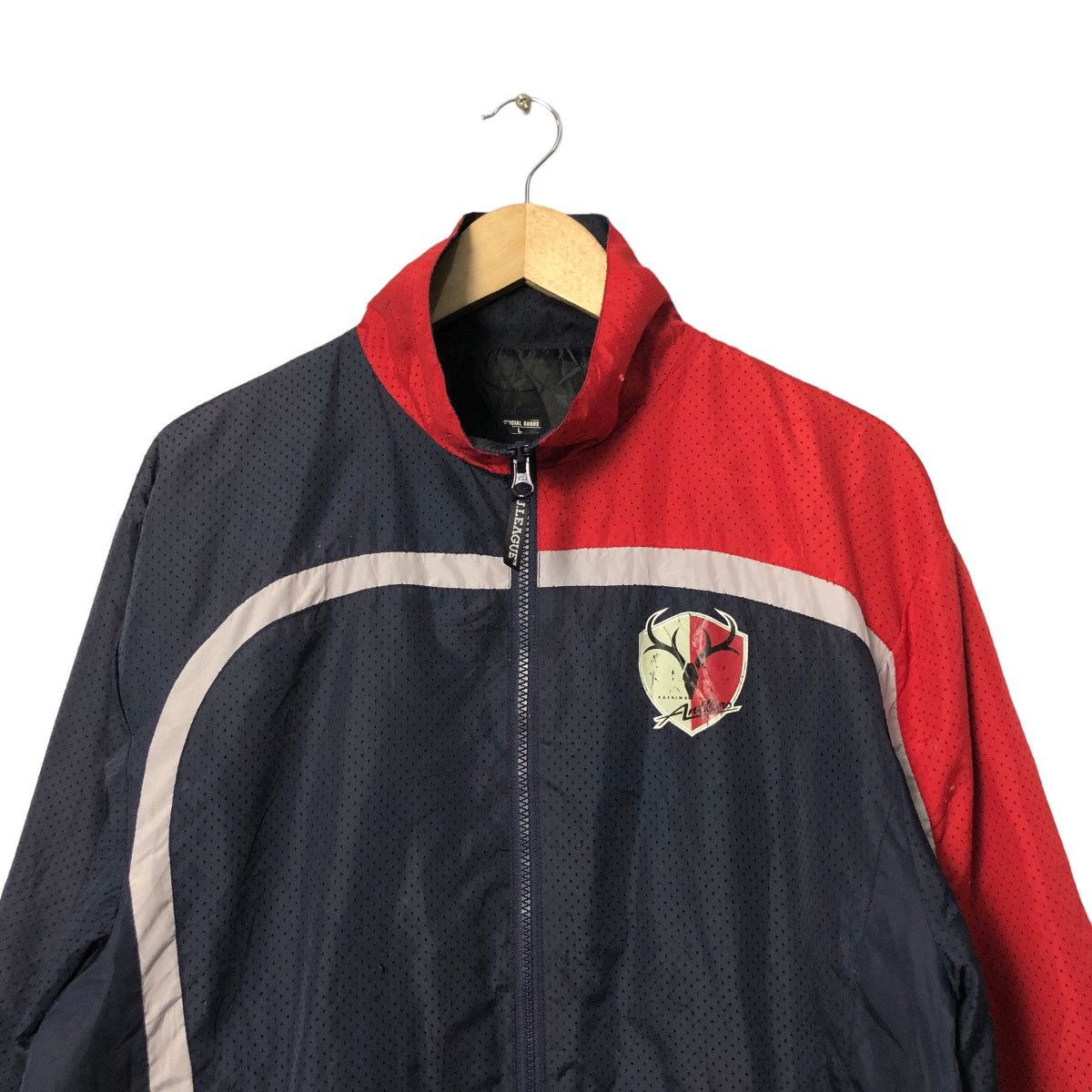 Japanese Brand Vintage J League Kashima Antlers Zipper Ups Jacket Size US L / EU 52-54 / 3 - 4 Thumbnail