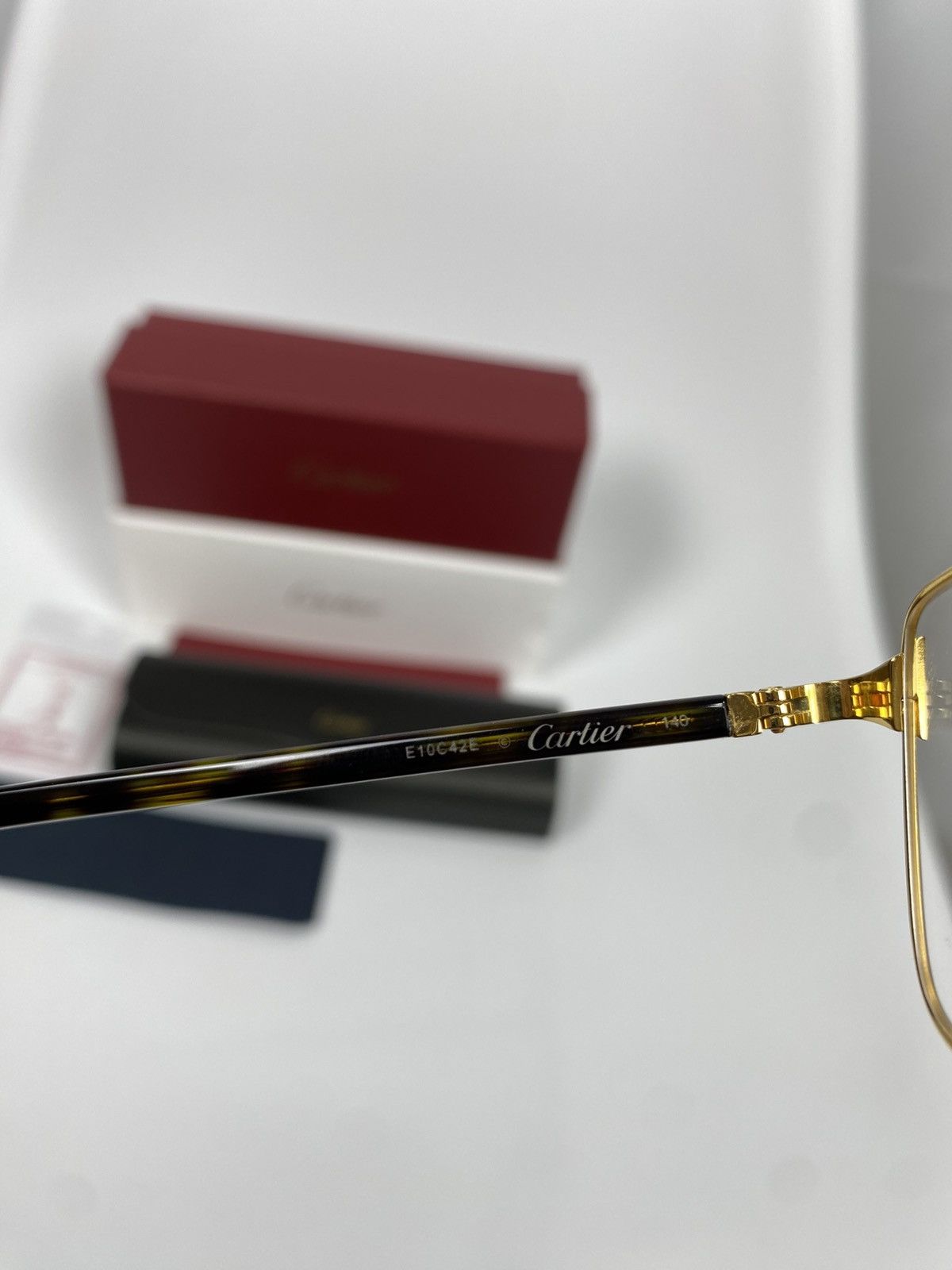 Cartier Cartier CT0040o Gold Frame Glasses New One Size Size ONE SIZE - 13 Thumbnail