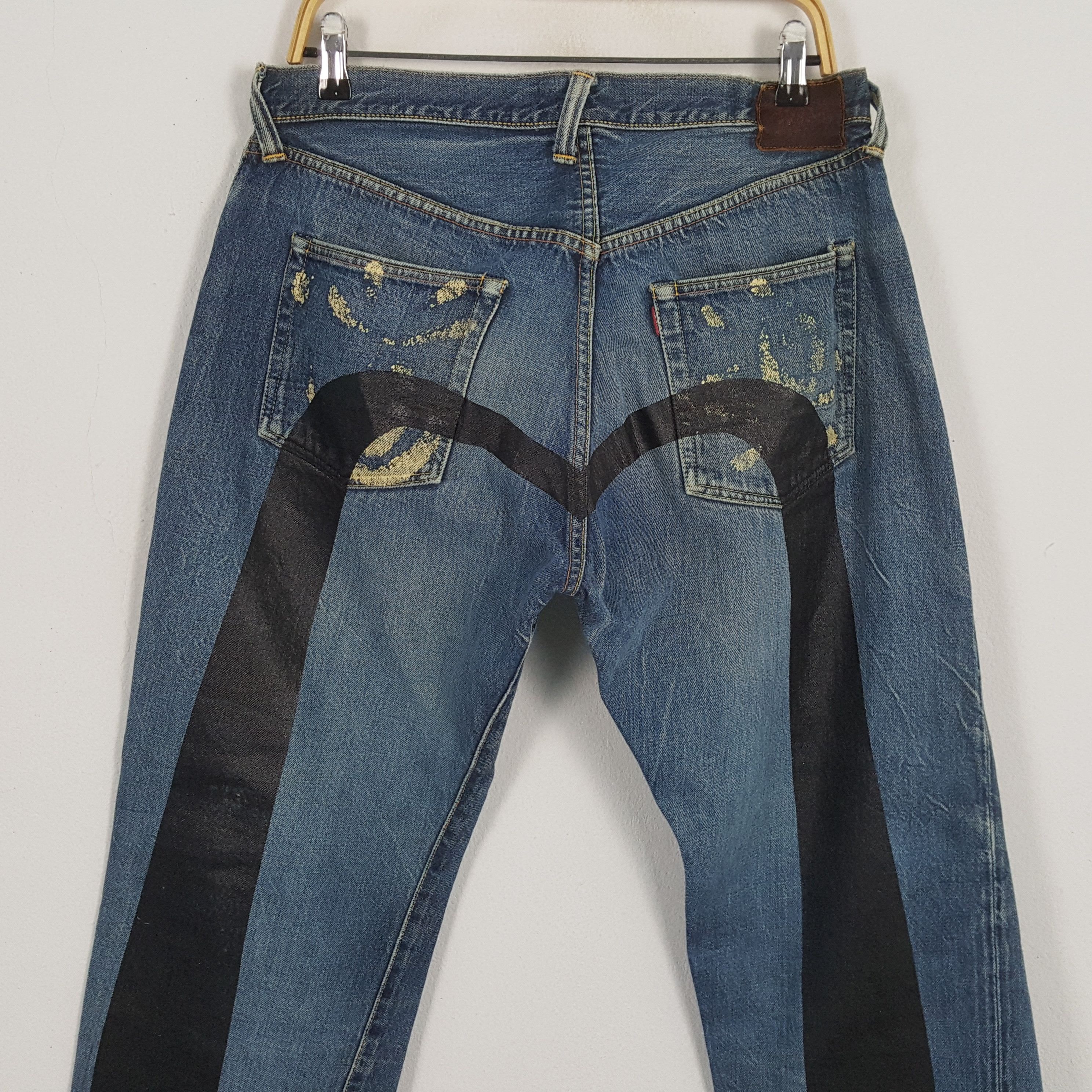 Evisu × Japanese Brand × Vintage Vintage EVISU Japanese Brand Daicock Custom Distressed Jean Size US 32 / EU 48 - 2 Thumbnail