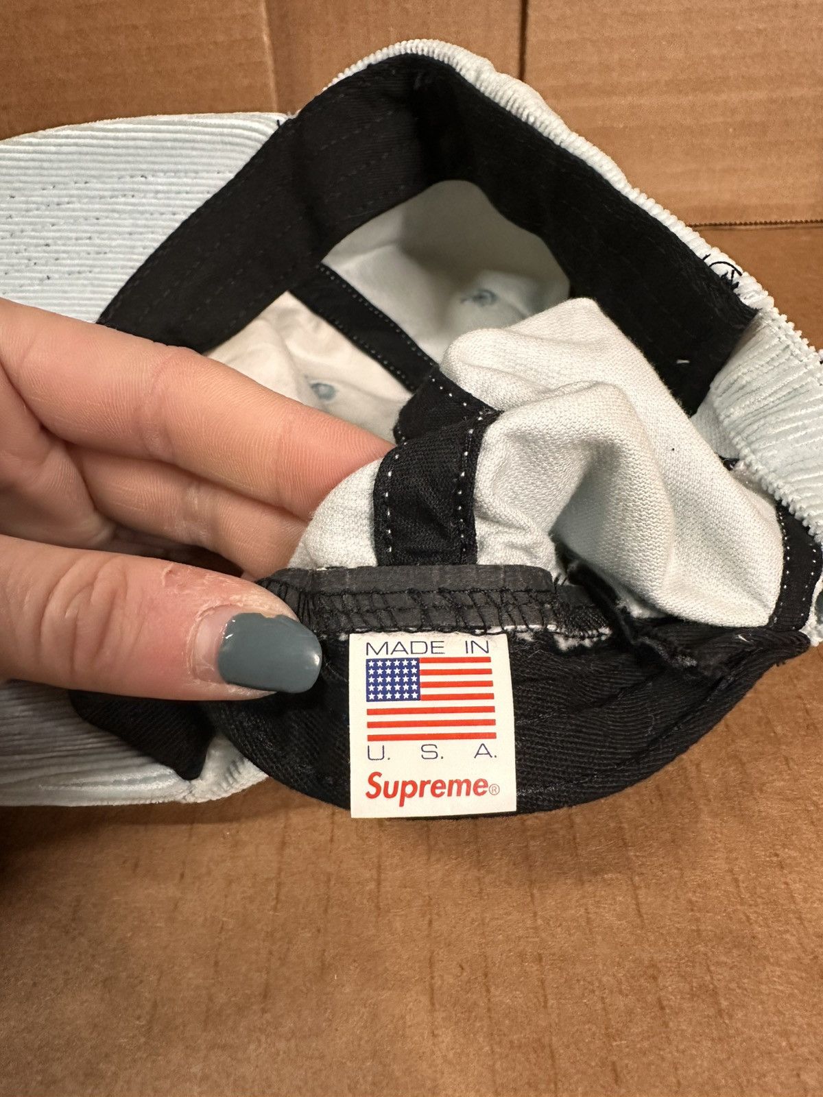 Supreme Supreme corduroy 6 panel hat Size ONE SIZE - 5 Thumbnail