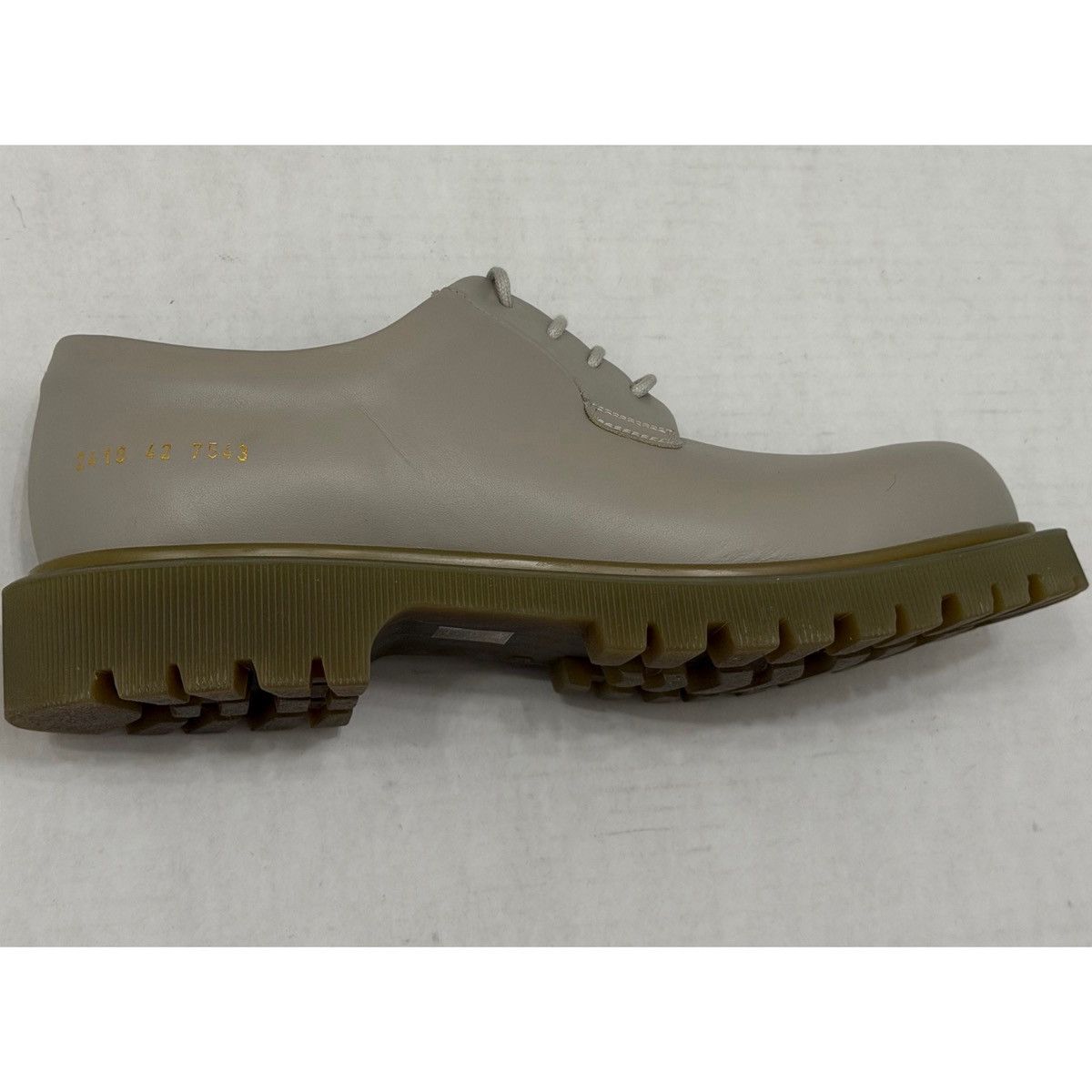 Common Projects COMMOM PROJECTS GREY DERBY WITH SUPER SOLE Size US 9 / EU 42 - 18 Thumbnail