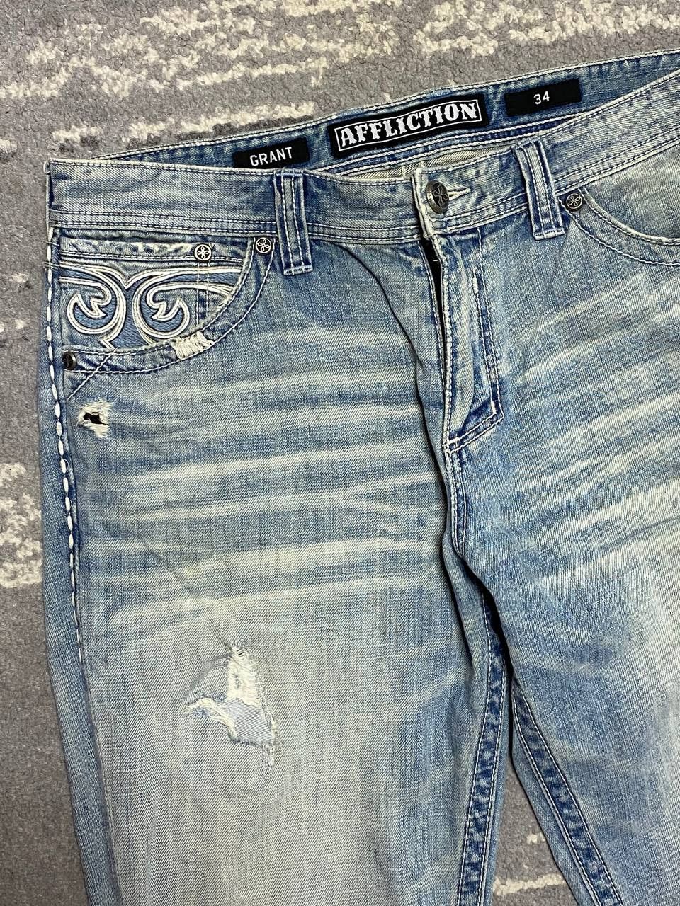 Affliction Affliction Denim Jeans Size US 34 / EU 50 - 3 Thumbnail