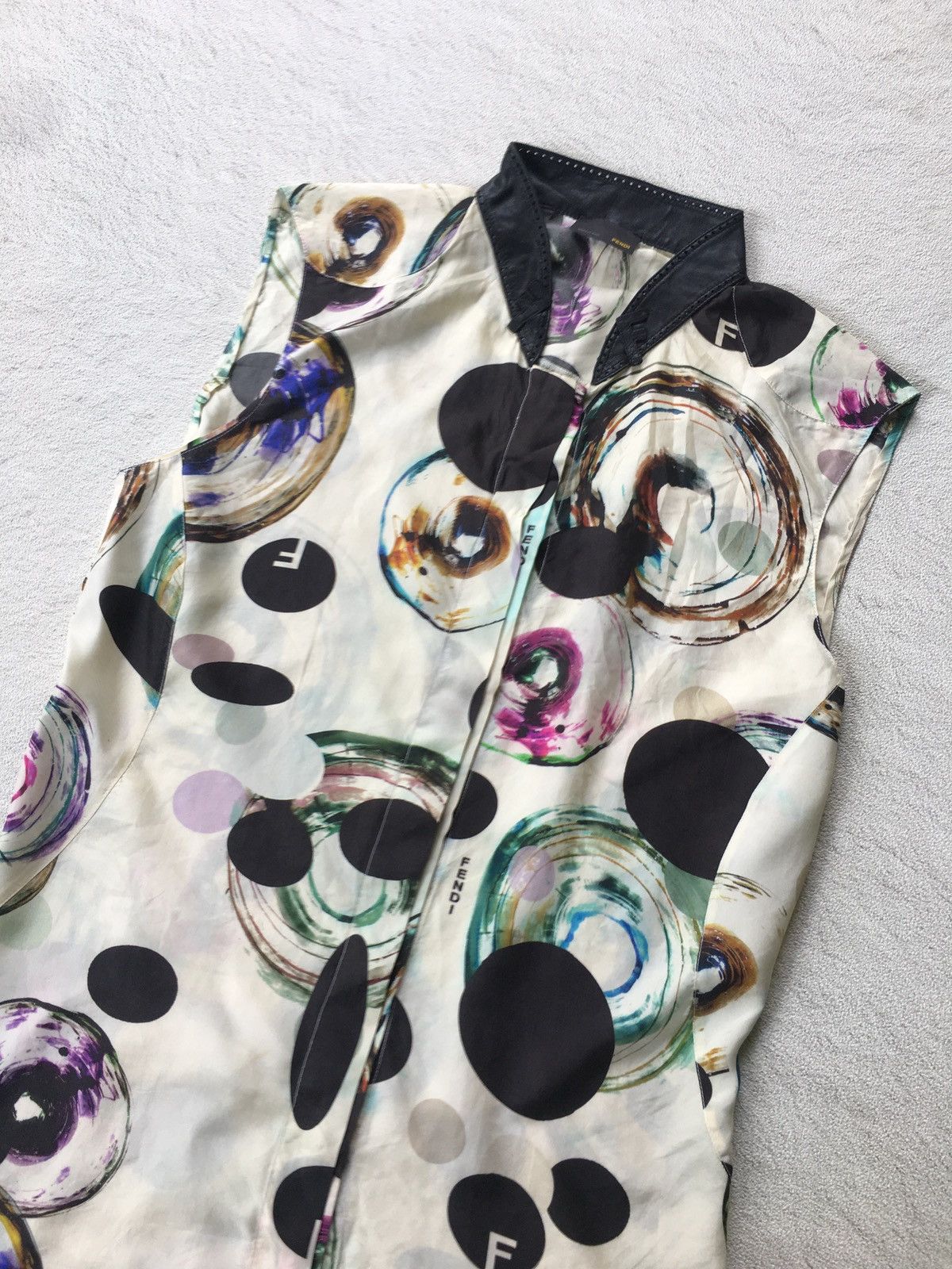 Fendi Fendi Sleeveless Blouse Size M / US 6-8 / IT 42-44 - 2 Thumbnail