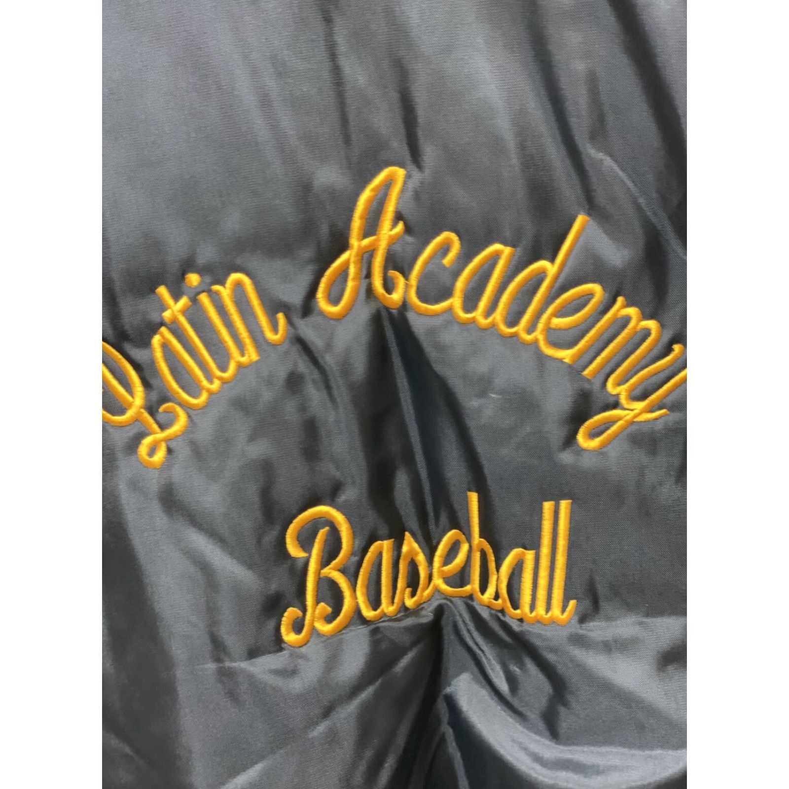 Vintage VINTAGE Rennoc Boston Latin Academy Baseball Coach Black Jacket Hooded Pullover 2X Big & Tall Men Baseball Size US XXL / EU 58 / 5 - 3 Thumbnail