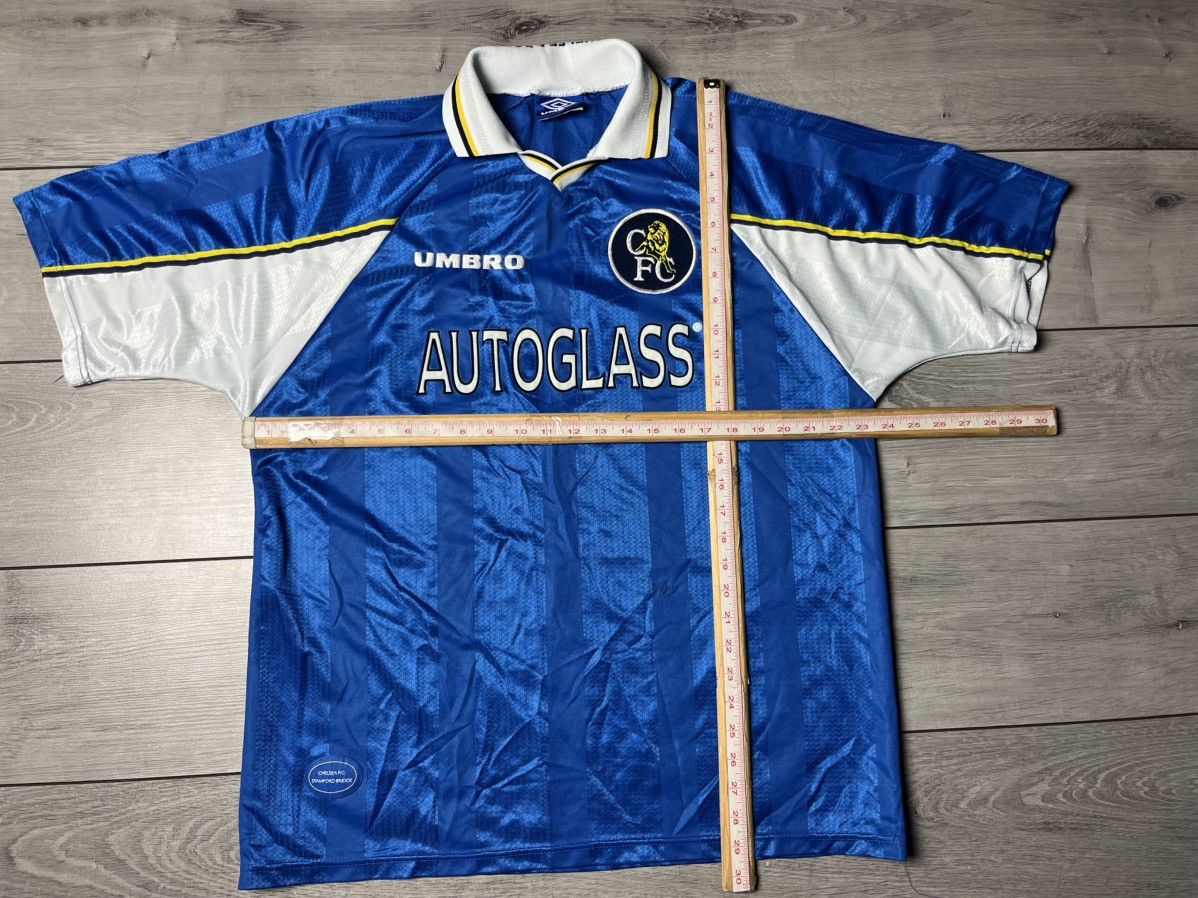 Chelsea Soccer CHELSEA LONDON 1997/99 HOME FOOTBAL SOCCER JERSEY UMBRO Size US XXL / EU 58 / 5 - 5 Thumbnail