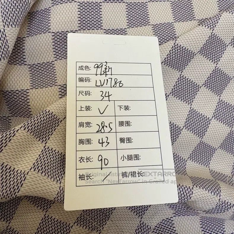 Louis Vuitton Louis Vuitton White checkered dress Size XXS / US 00 / IT 34 - 9 Thumbnail