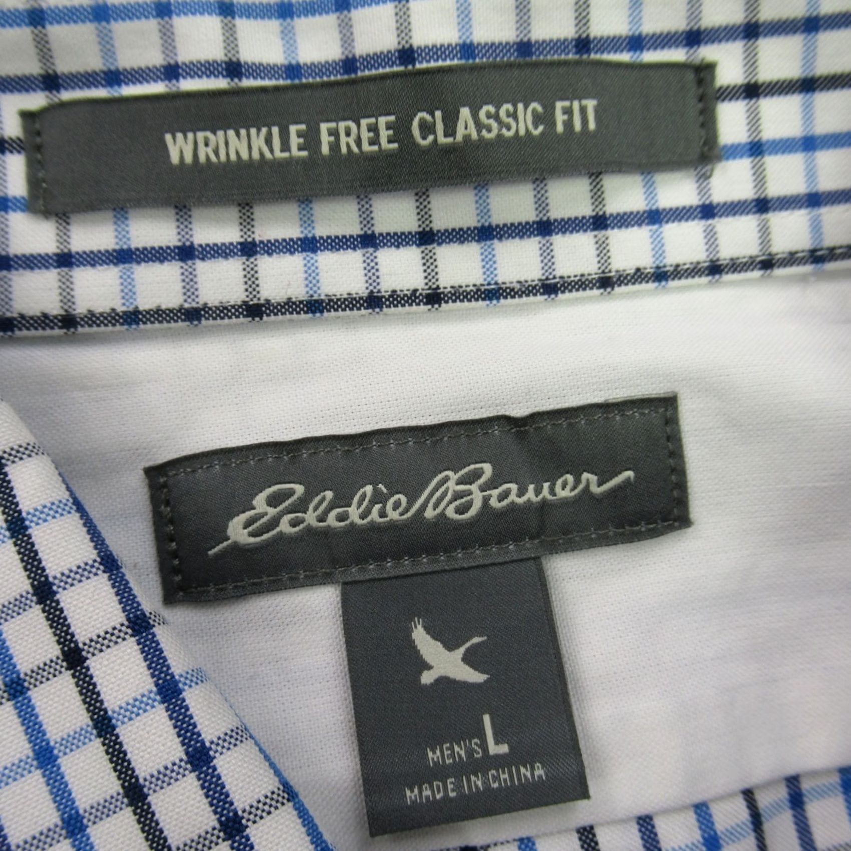 Eddie Bauer Eddie Bauer Shirt Mens Large Long Sleeve Button Front Pocket Checks Classic Size US XL / EU 56 / 4 - 3 Thumbnail