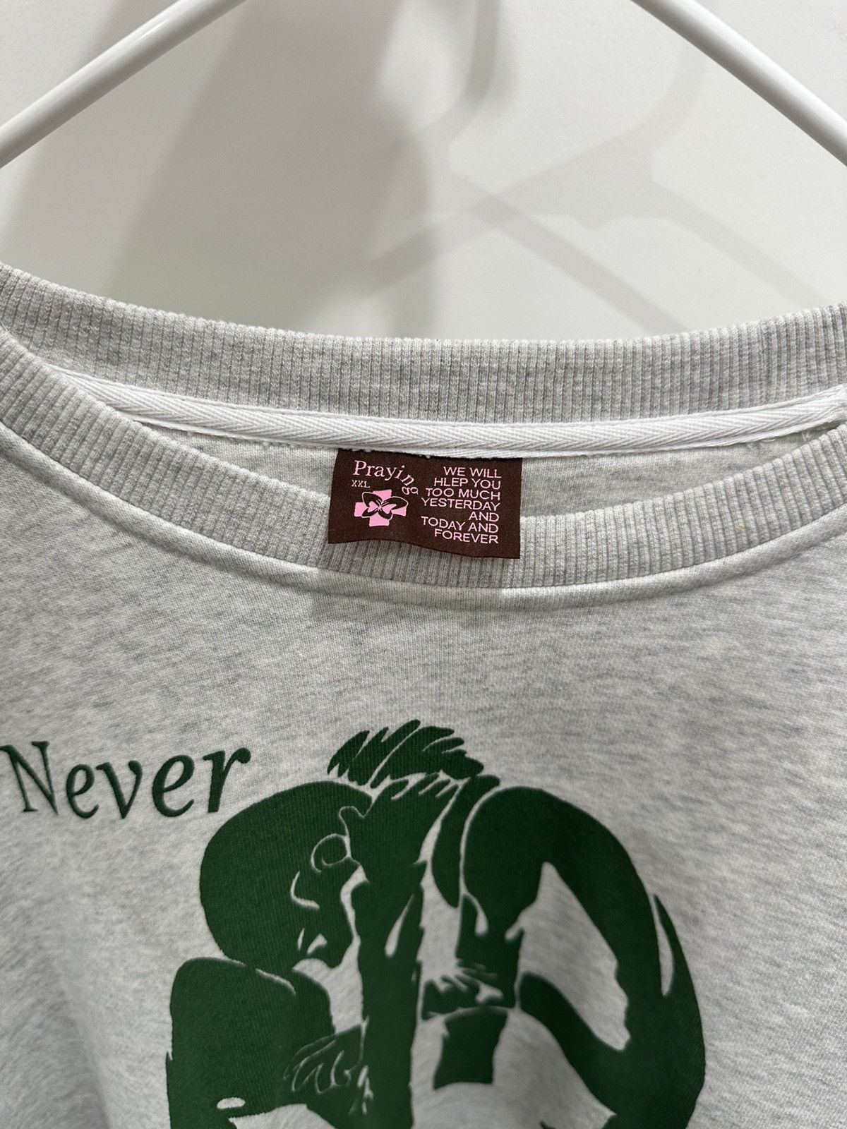 Praying Praying Never Alone Heavy Sweater SOLD Size US XXL / EU 58 / 5 - 3 Thumbnail