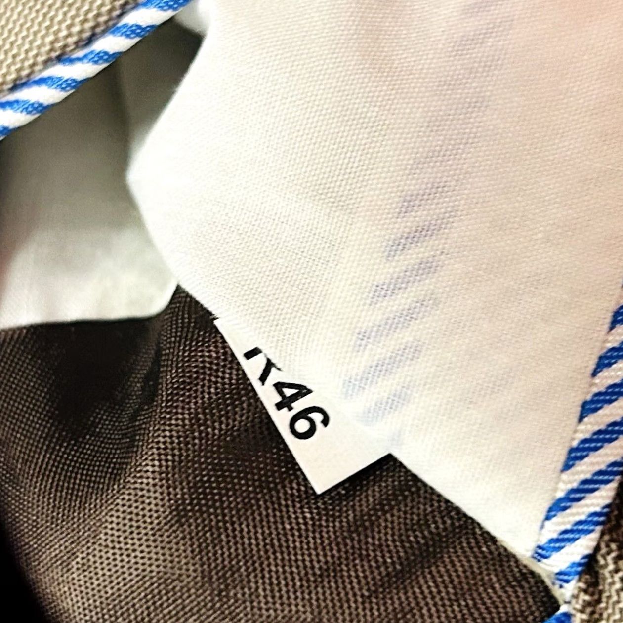 Tommy Hilfiger Tommy Hilfiger Sport Coat 46R Wool Beige Two-Button Lined Double-Vented Men’s Grade 46 Regular Navy? Size US XS / EU 42 / 0 - 4 Thumbnail