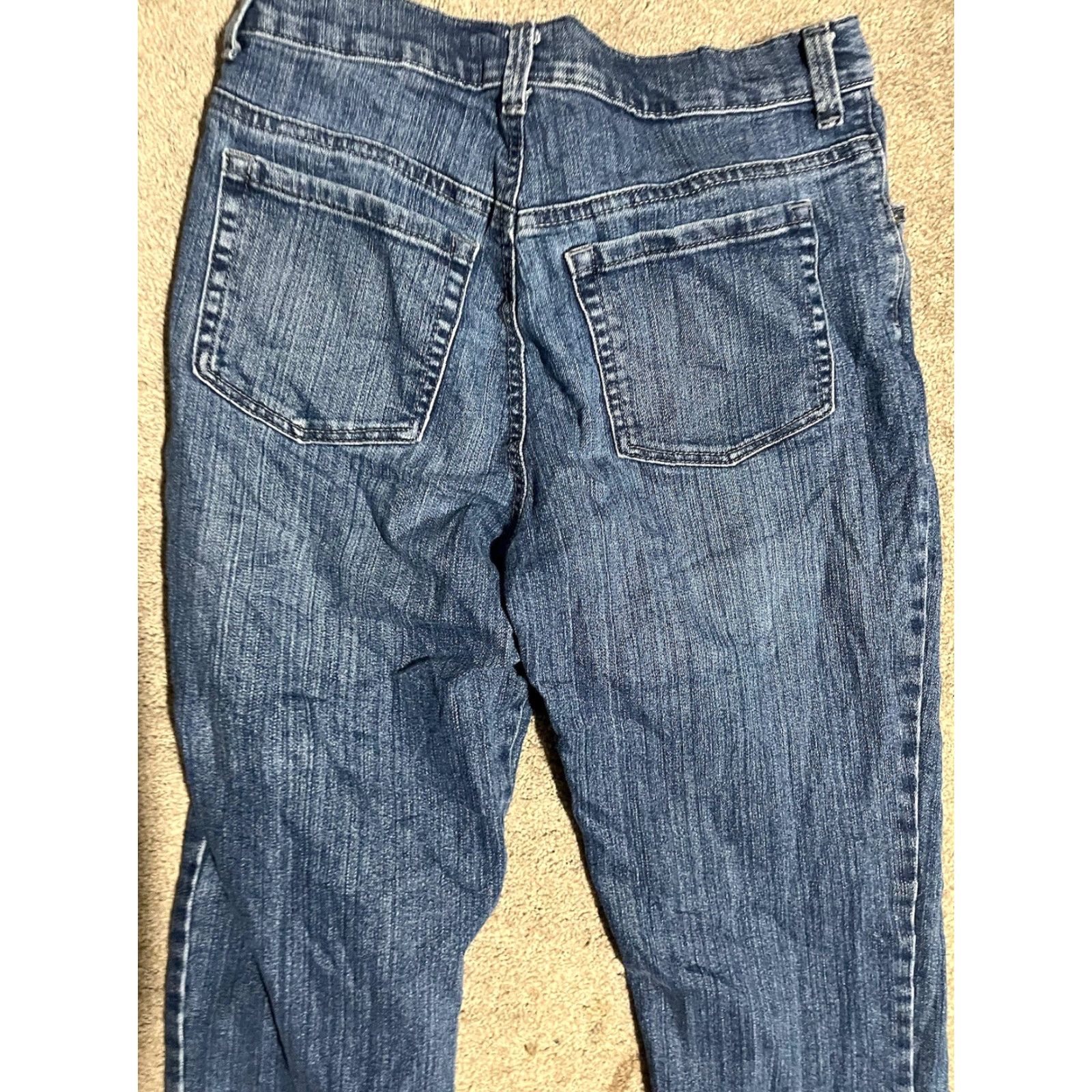 Gloria Vanderbilt Gloria Vanderbilt Jeans Womens Size 6 Amanda Straight Denim Medium Wash Solid Size 28" / US 6 / IT 42 - 4 Thumbnail