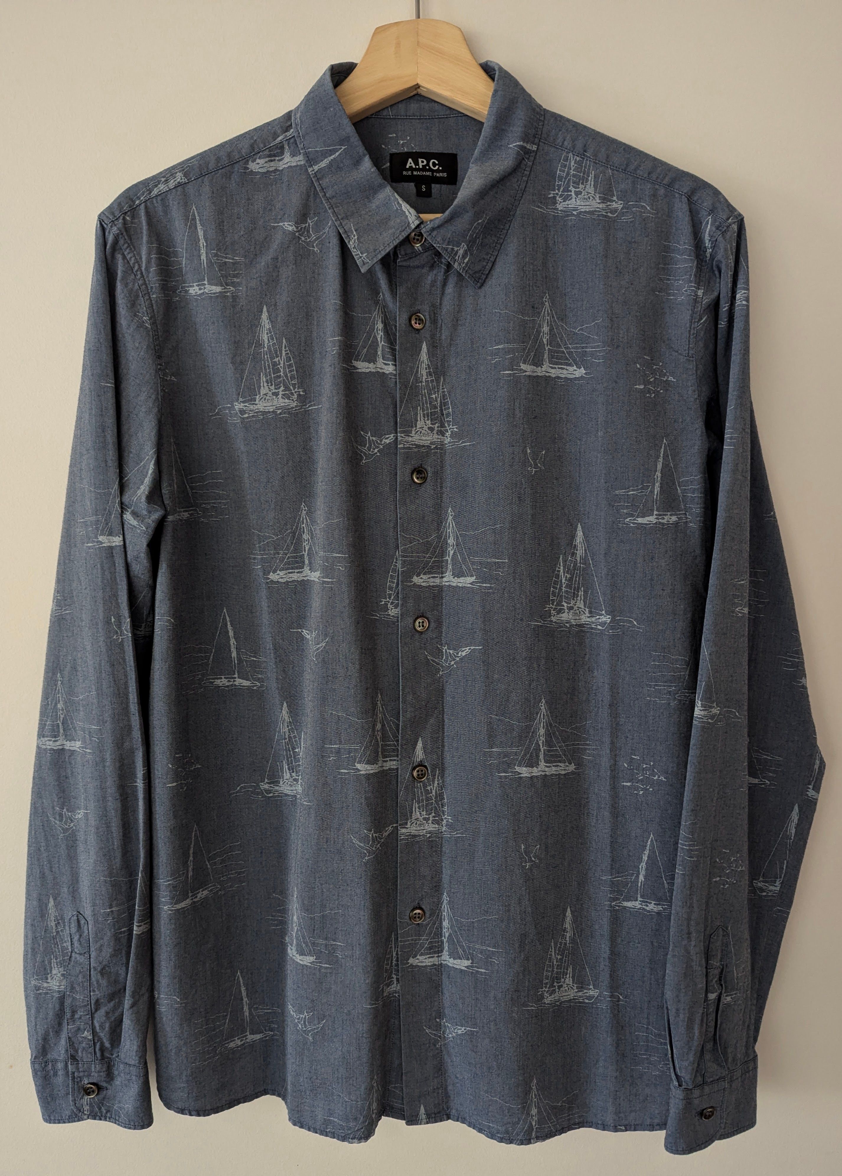 A.P.C. × JJJJound APC x JJJJound Weekend Shirt Navy | Grailed