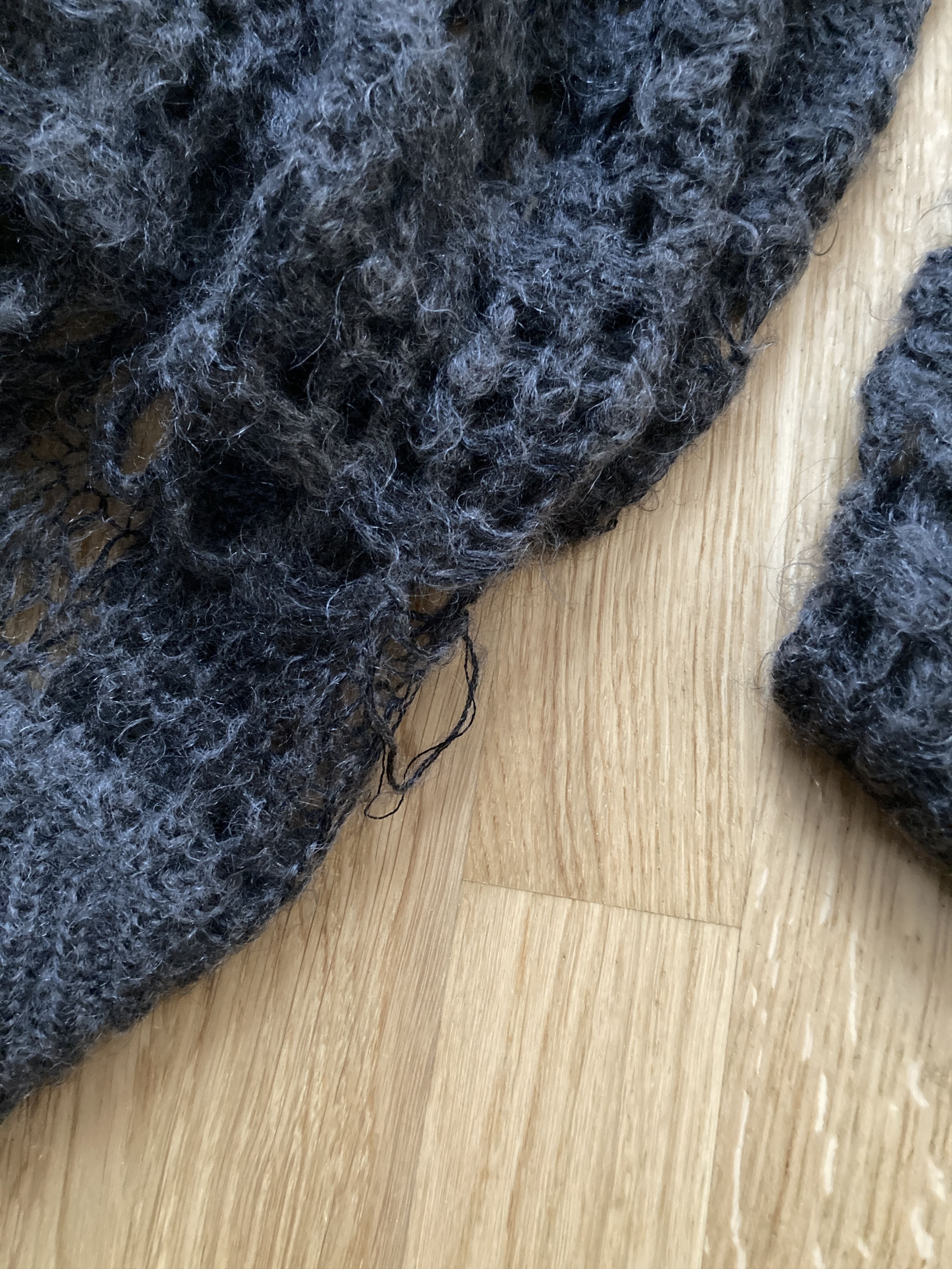 Rick Owens F/W 14 "MOODY" Sample Mohair & Silk Psycho Knit Rick Owens Size US M / EU 48-50 / 2 - 17 Thumbnail