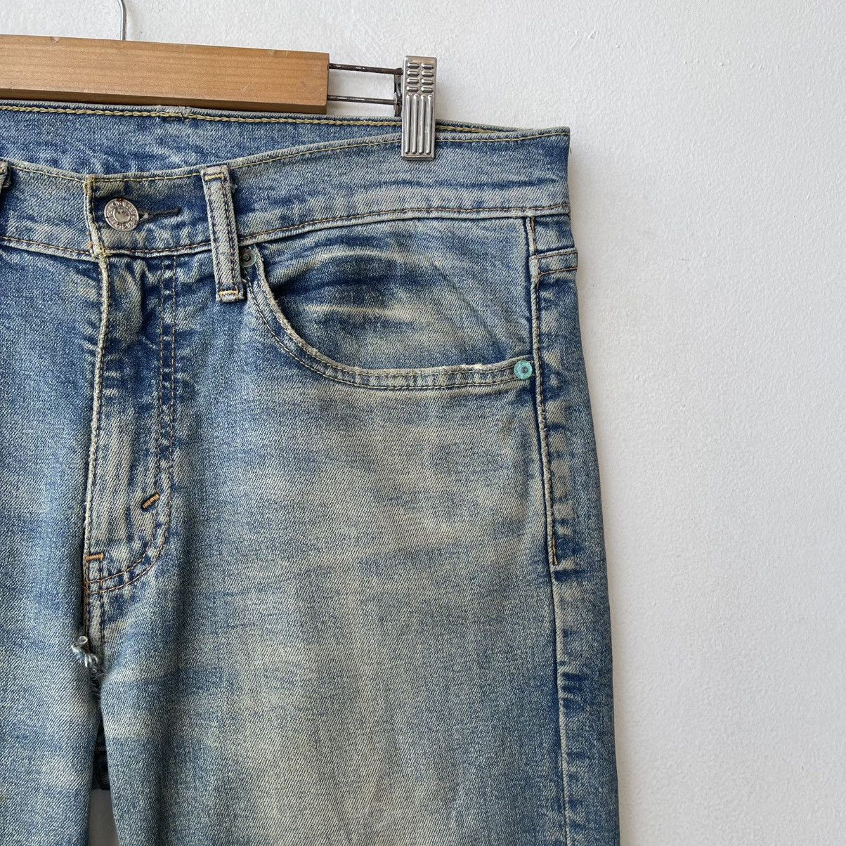Levi's Vintage Levi's 508 Regular Taper Denim Jeans Distressed Size US 34 / EU 50 - 6 Thumbnail