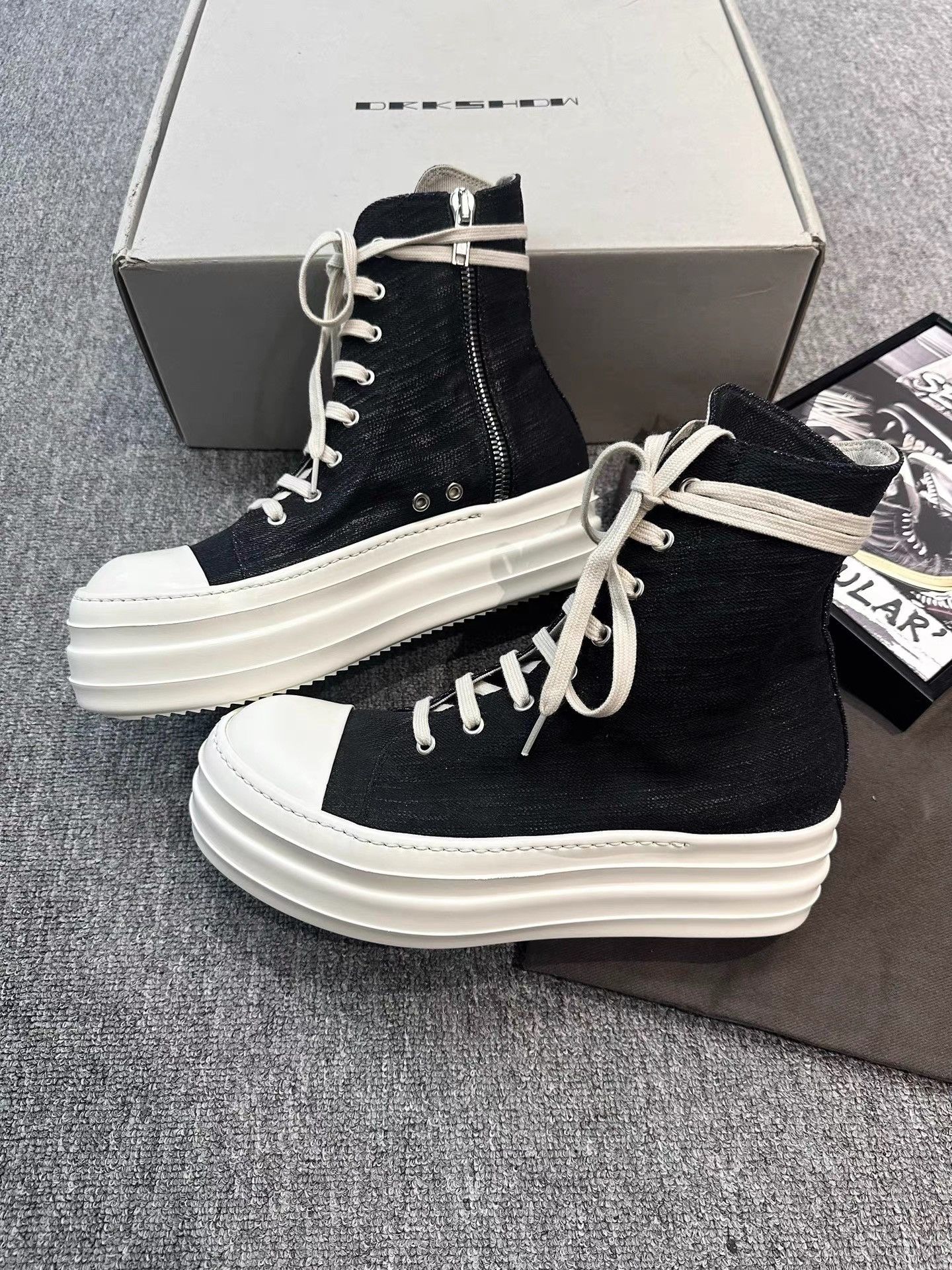 Rick Owens Rick Owens Double Sole High-top Shoes K34 Size US 9 / EU 42 - 2 Thumbnail