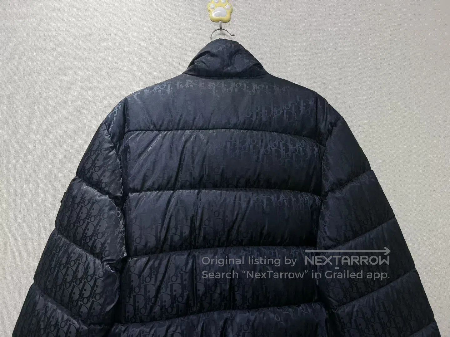 Dior Dior Black Monogrammed Full Logo Down Jacket| Size US L / EU 52-54 / 3 - 5 Thumbnail
