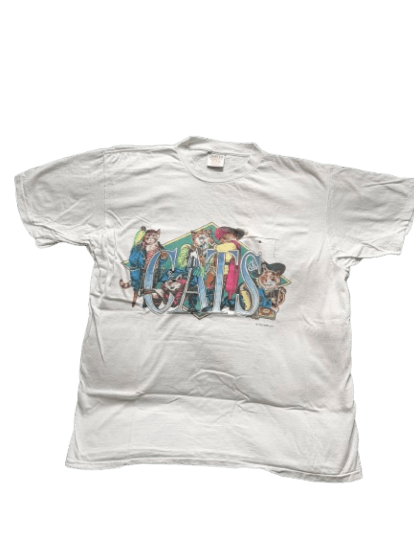 Vintage Vintage 1994 Cat Double-Sided Graphic Tee XL Size US XL / EU 56 / 4 - 4 Thumbnail