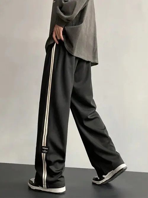 Japanese Brand Casual Versatile Straight Leg Sweatpants Size US 32 / EU 48 - 4 Thumbnail