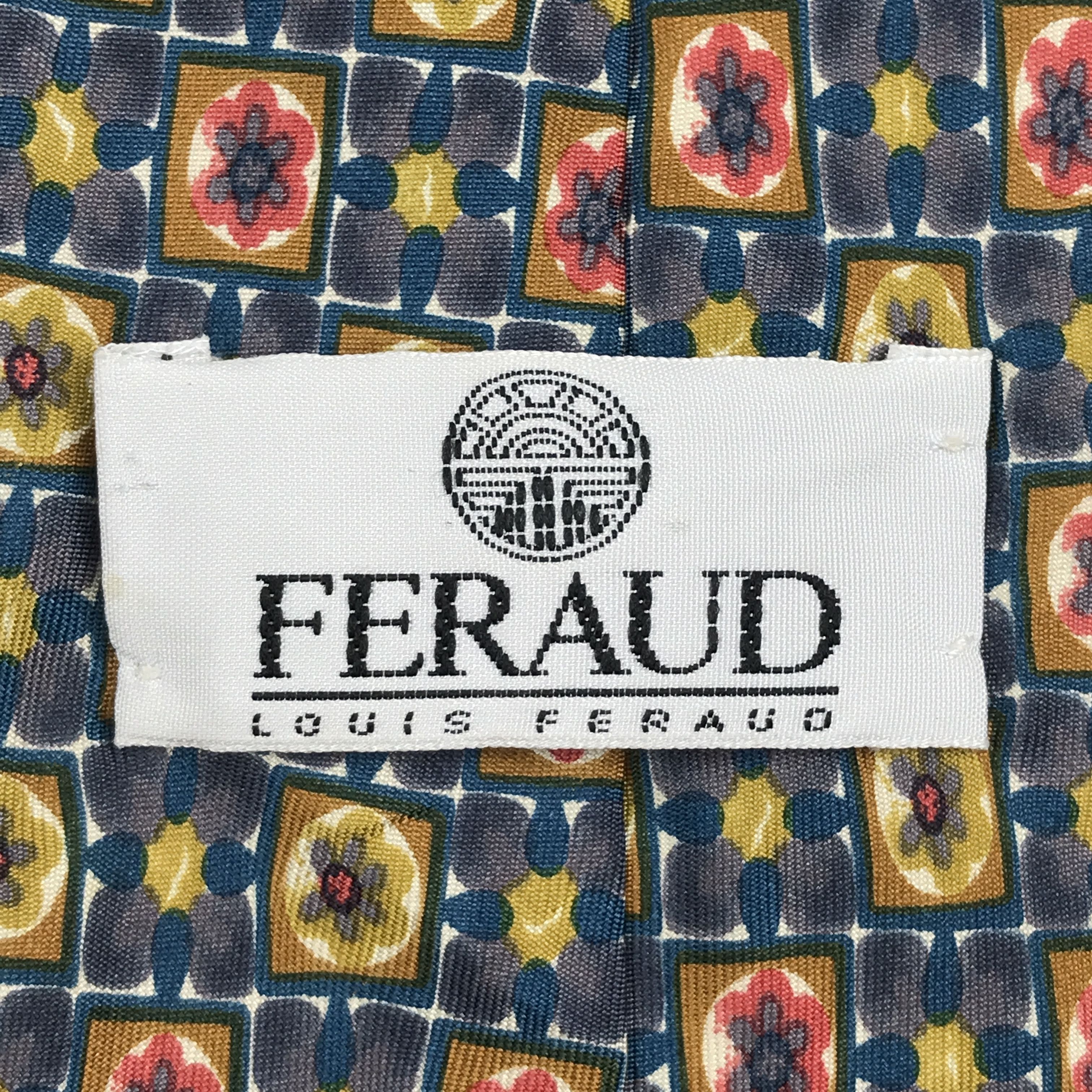 Louis Feraud × Vintage Vintage Louis Feraud Silk Necktie Size ONE SIZE - 8 Thumbnail