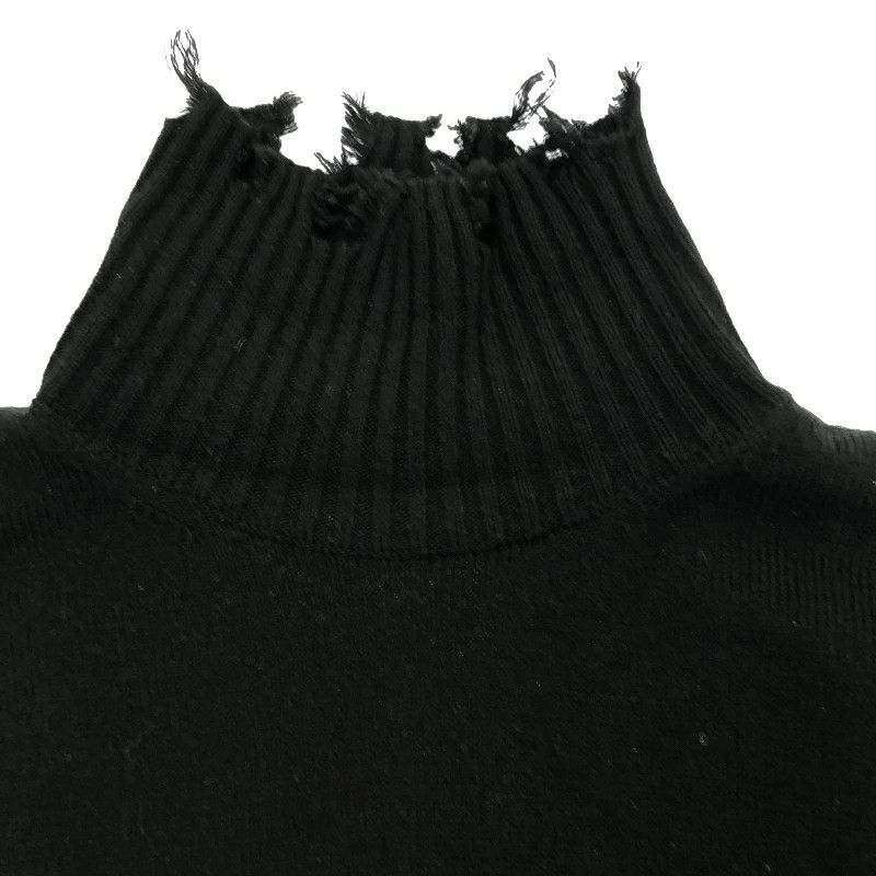 Yohji Yamamoto Yohji Yamamoto POUR HOMME Damaged/Turtleneck/Pullover Size US L / EU 52-54 / 3 - 6 Thumbnail