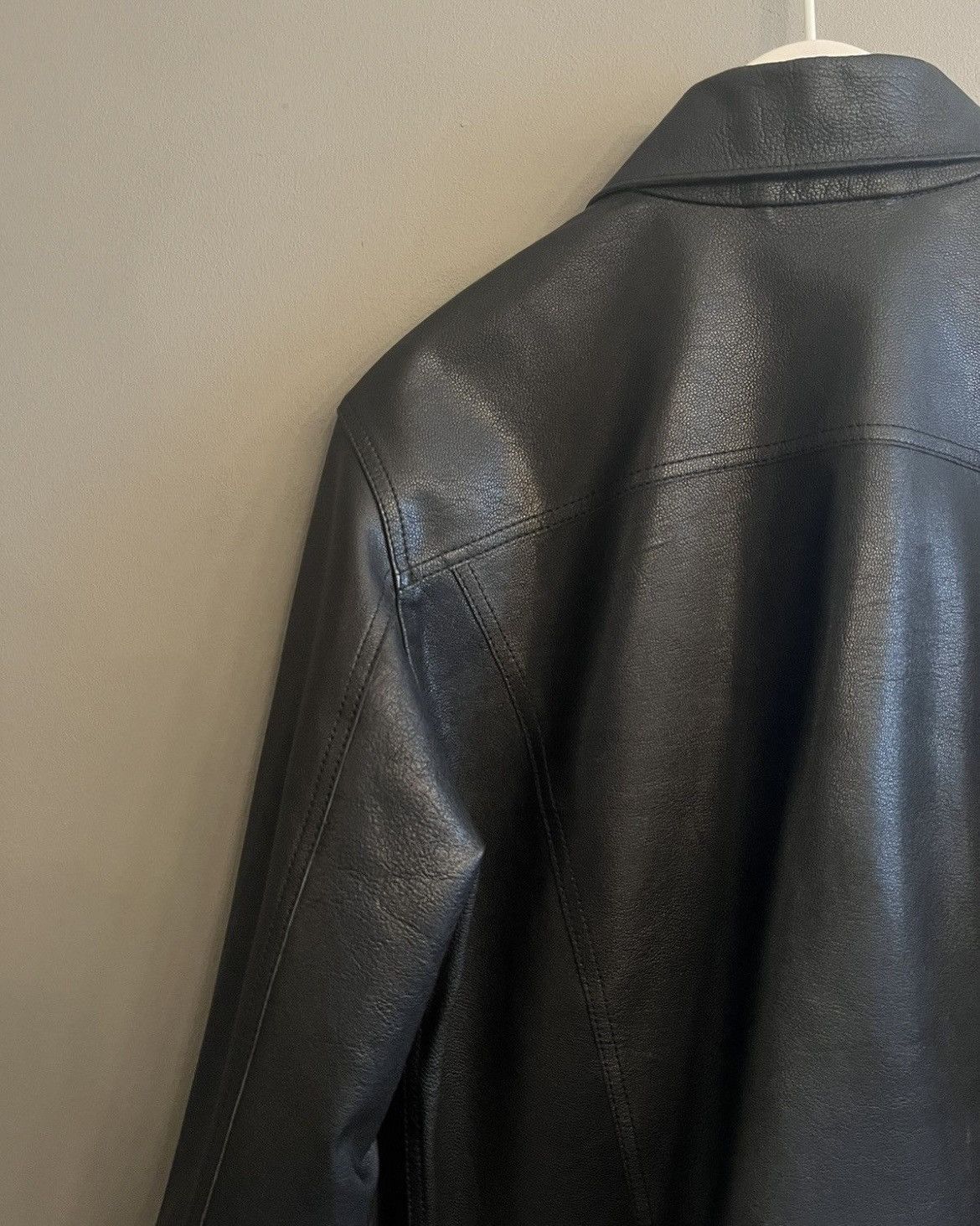 Acne Studios $1.500 Acne Studios Jam Leather Trucker Jacket Size US M / EU 48-50 / 2 - 5 Thumbnail