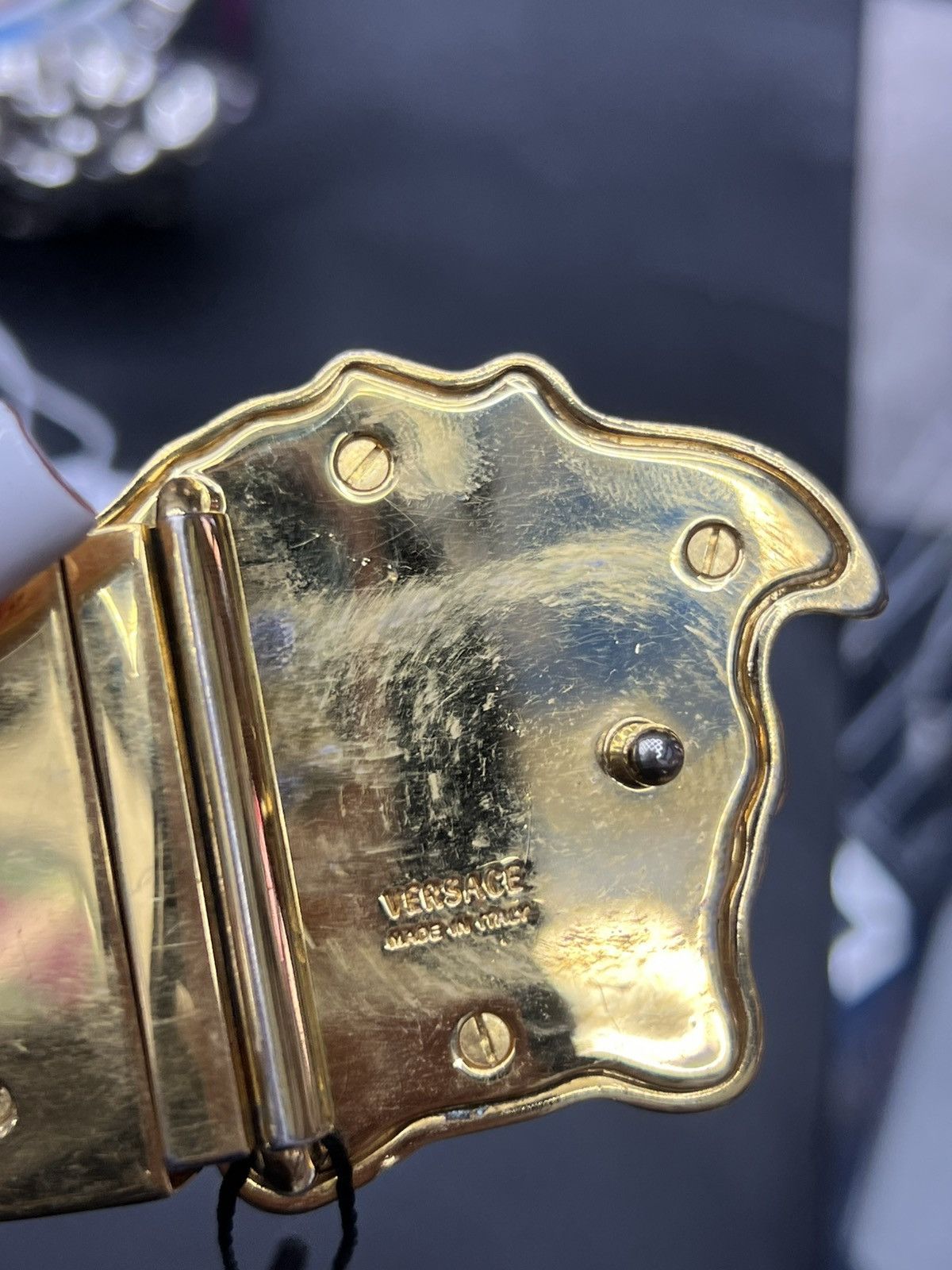 Versace Versace Blue/Medusa Belt Size 40 - 5 Thumbnail