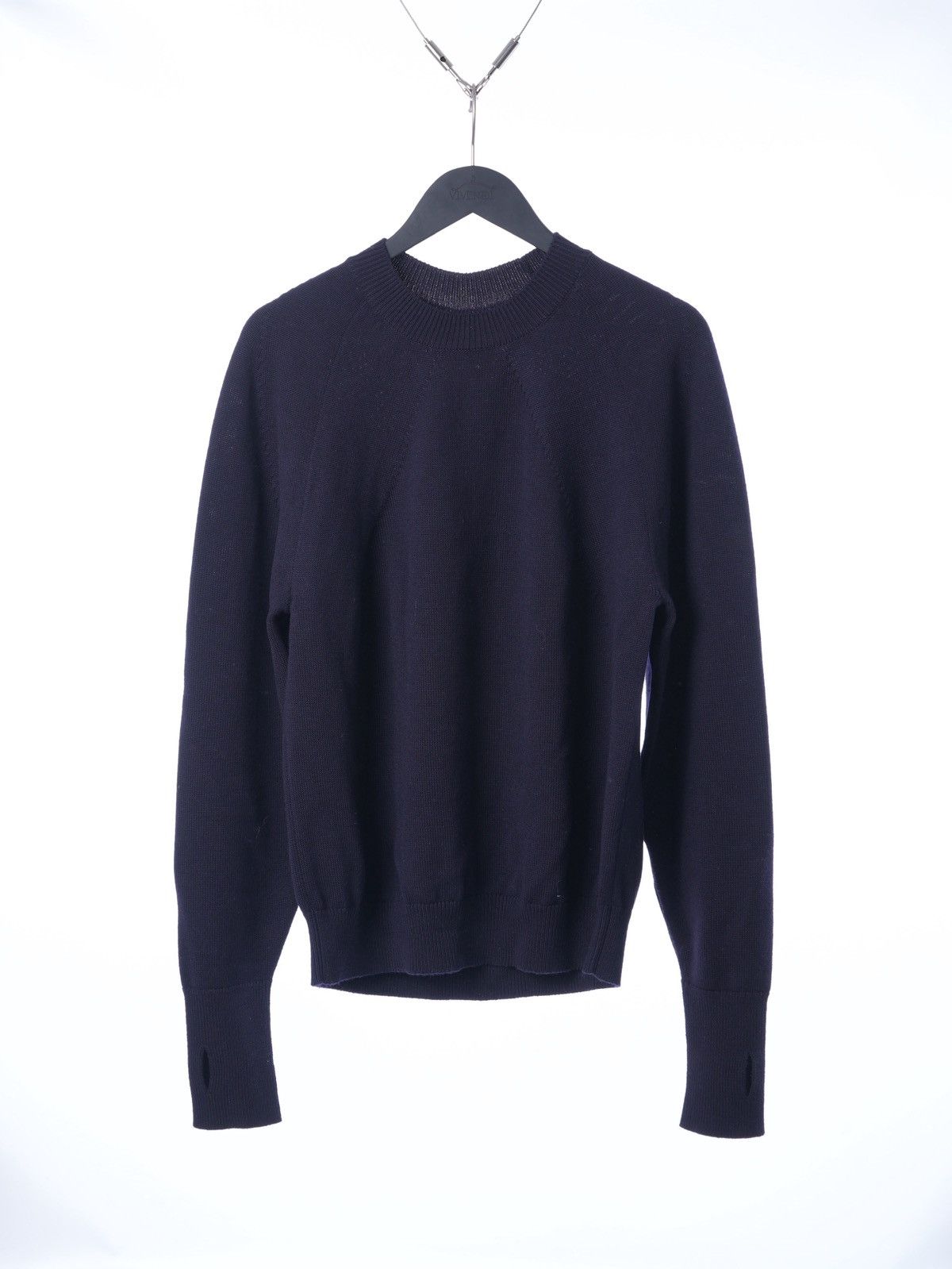Batoner Batoner Signature Crew Neck Navy Wool Sweater Size US M / EU 48-50 / 2 - 1 Thumbnail