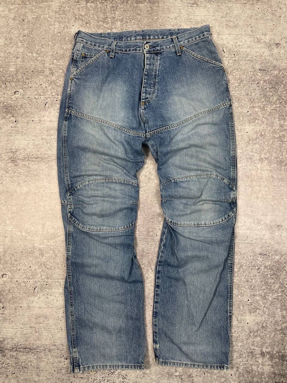 G-Star Vintage G Star Raw Denim Jeans Biker Pants Y2K Size US 36 / EU 52 - 5 Thumbnail