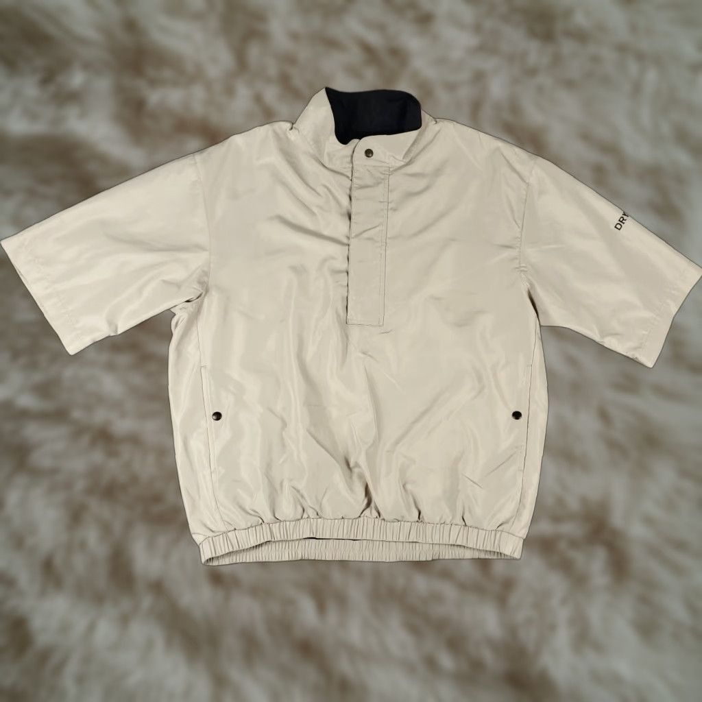 Footjoy FootJoy Jacket Mens Size Medium Biege 1/4 Pullover Windbreaker Short Sleeve Size US M / EU 48-50 / 2 - 1 Thumbnail
