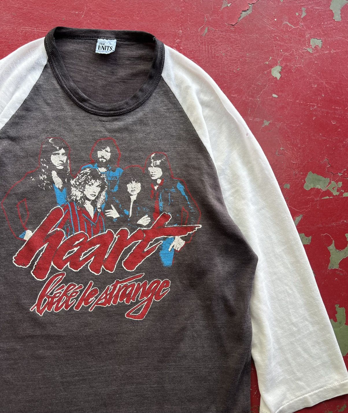 Other 🔥HOT DROPS🔥VINTAGE RARE 80s BAND HEART Size US M / EU 48-50 / 2 - 1 Thumbnail