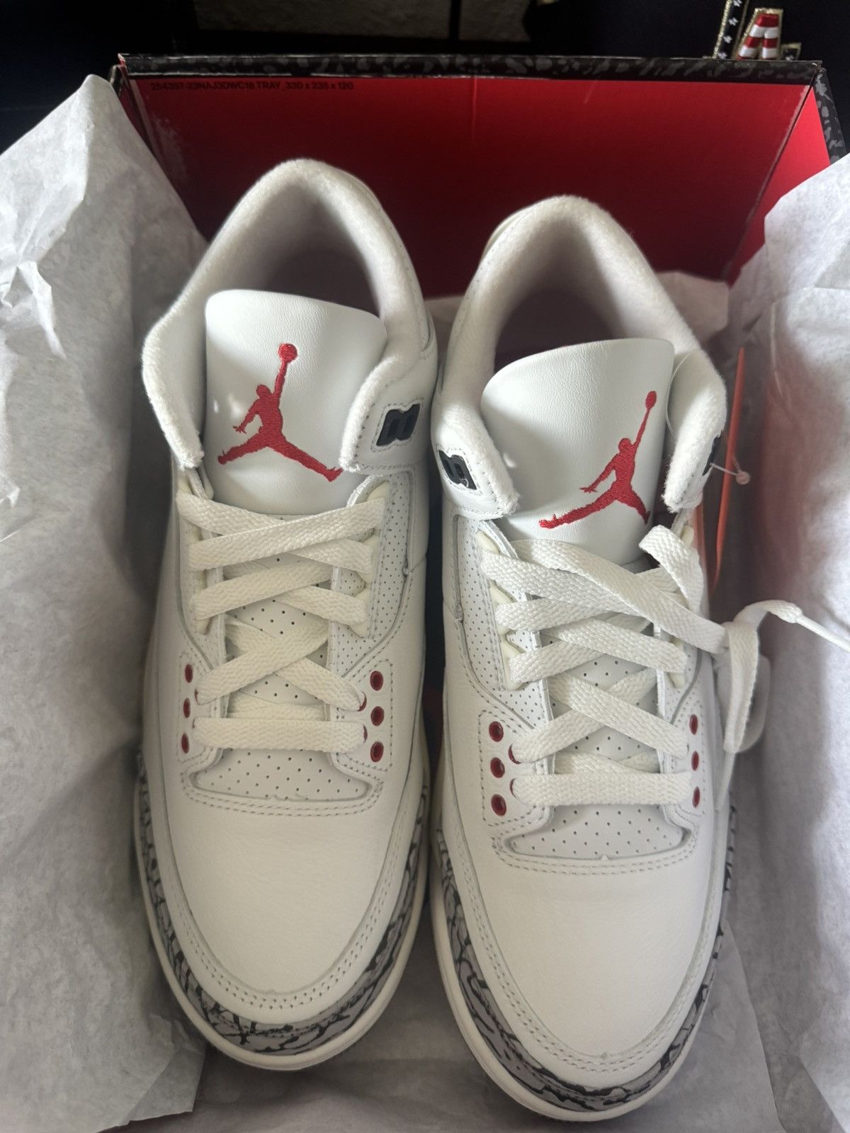 Nike Jordan 3 Retro White Cement Reimagined Size US 7 / EU 40 - 4 Thumbnail