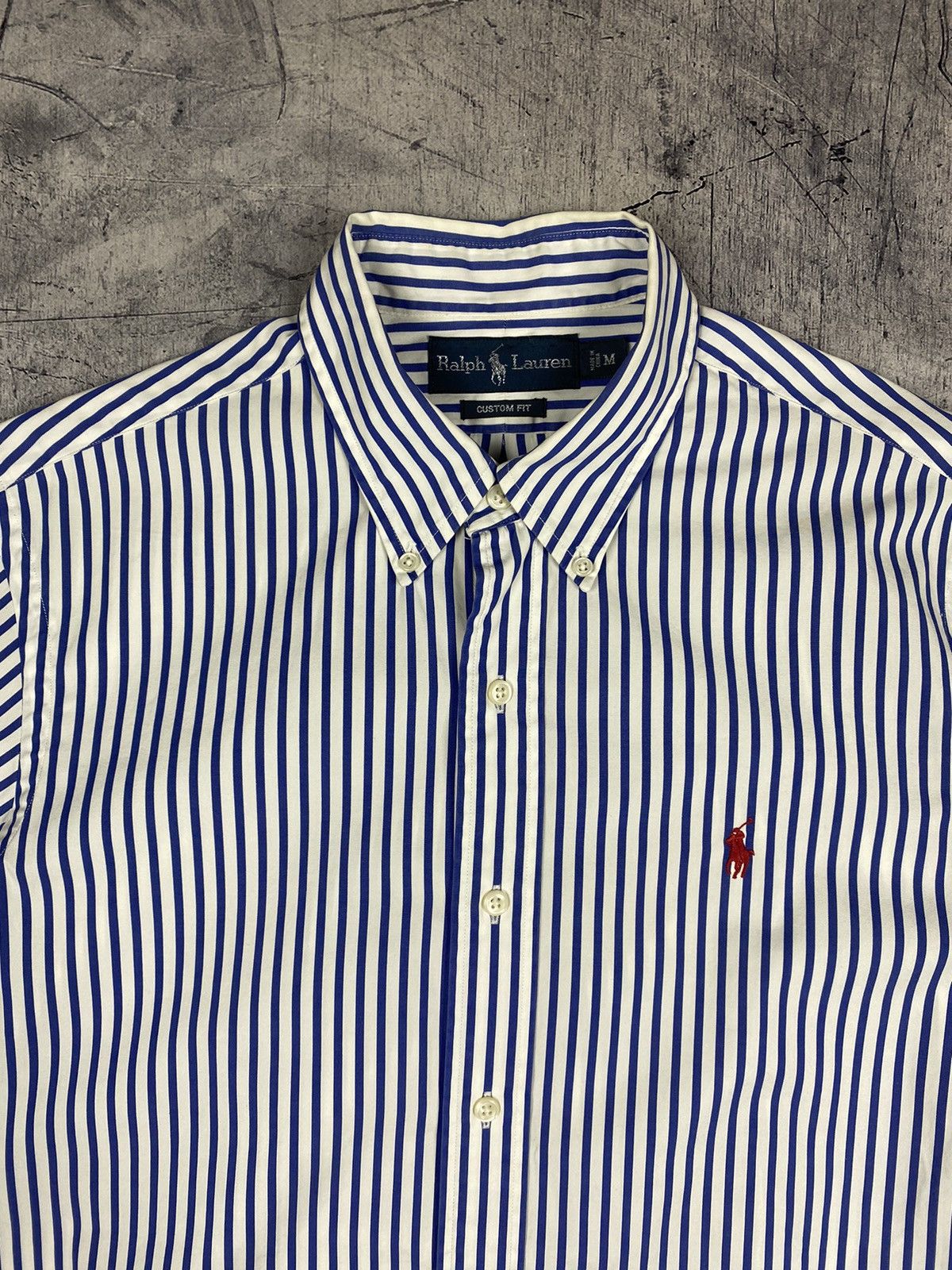 Polo Ralph Lauren × Ralph Lauren × Vintage Vintage Polo Ralph Lauren Designer Striped Button Up Shirt Size US M / EU 48-50 / 2 - 5 Thumbnail