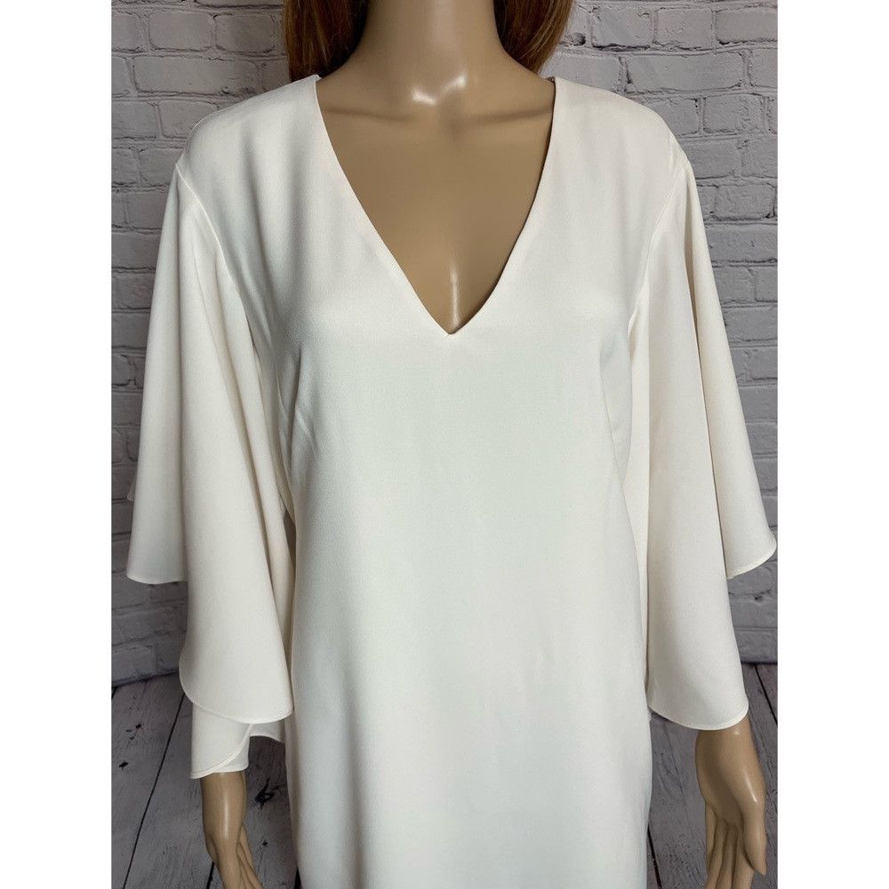 Lauren Ralph Lauren NWT New $175 Lauren Ralph Lauren Yaira Ruffle Sleeves Cream Size XL / US 12-14 / IT 48-50 - 3 Thumbnail