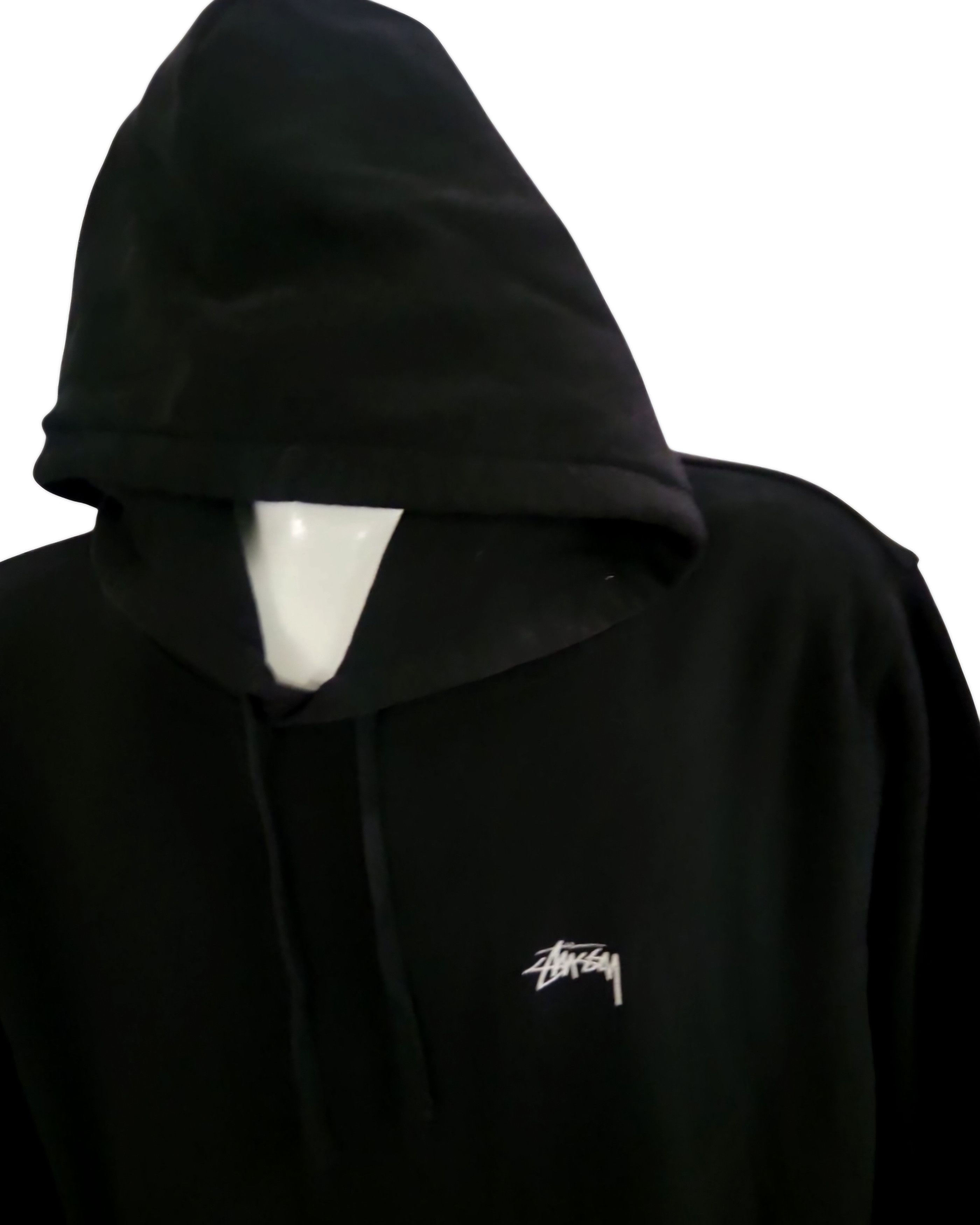 Stussy Stussy Stock Spellout Logo Hoodie Black Embroidered Men's XL Size US XL / EU 56 / 4 - 3 Thumbnail