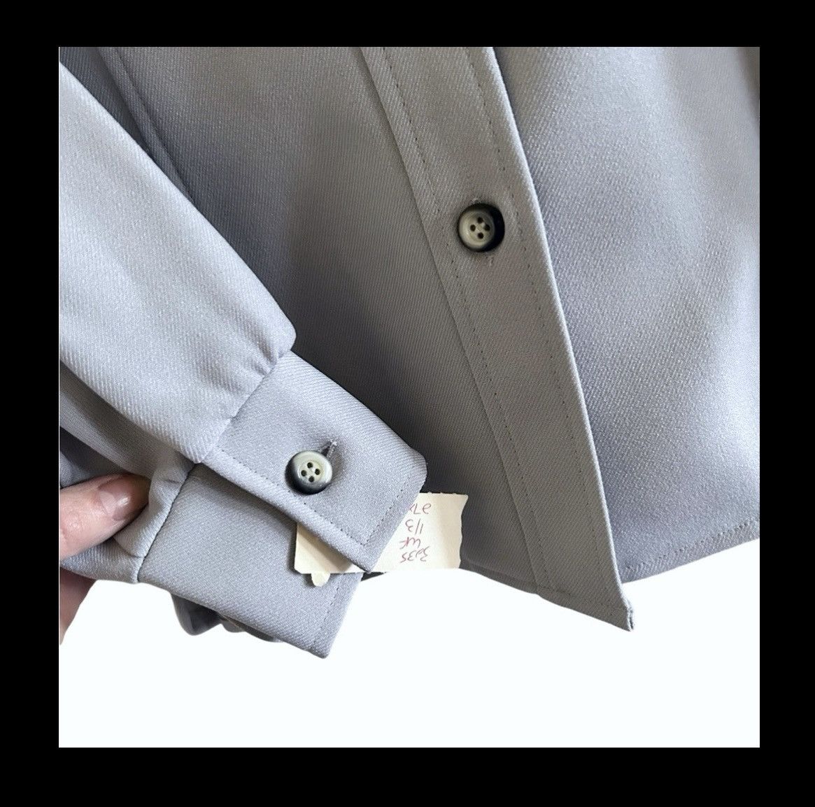 Vintage NWT Vintage 1970’s DonnKenny Gray Button Down Shirt Blazer Size M / US 6-8 / IT 42-44 - 7 Thumbnail