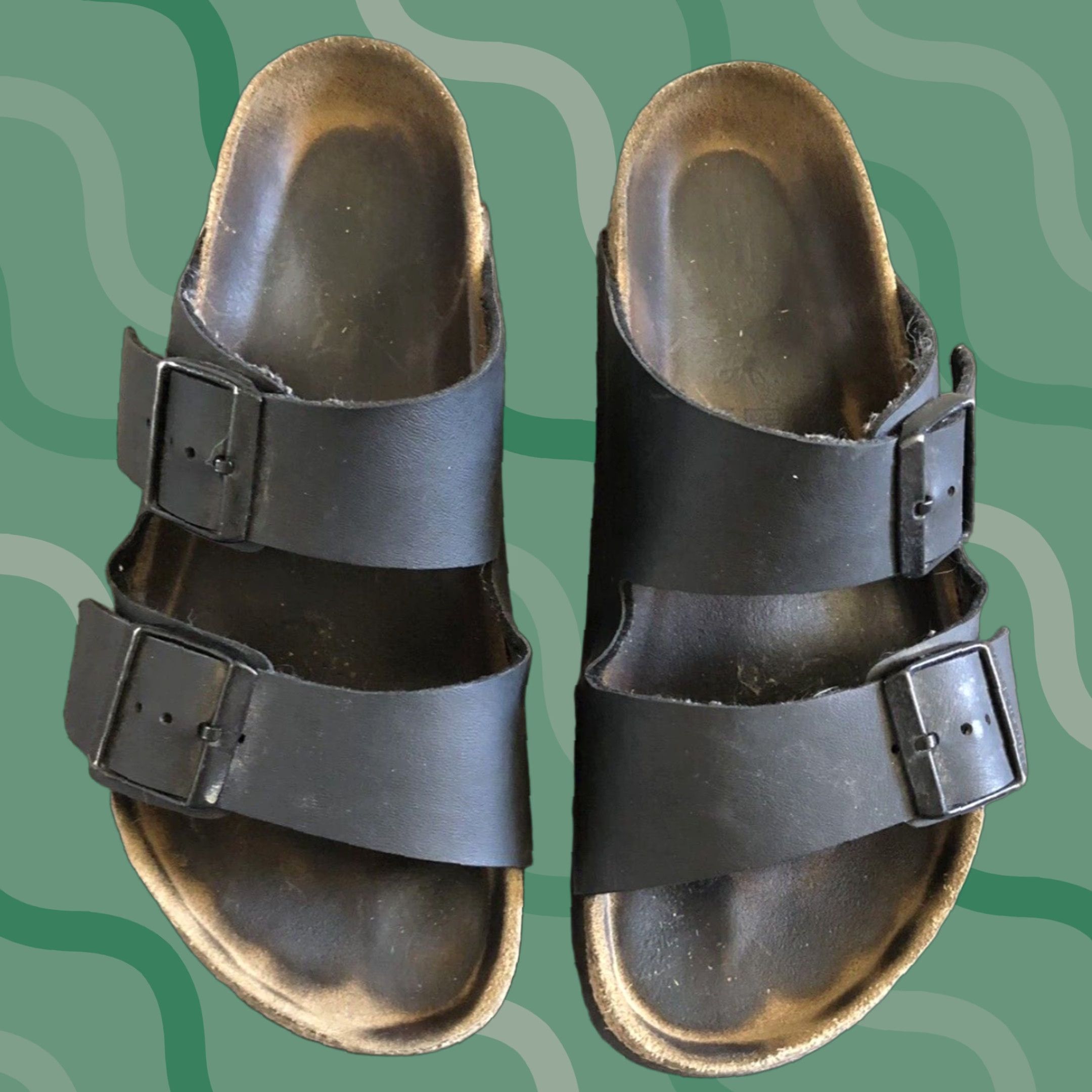 Birkenstock VINTAGE Birkenstock 70 9Y Women’s Size 6 Black Adjustable Straps Buckle Made In Germany Sandal Women Black Slip-On 70s Hipster Outdoor Size US 6 / IT 36 - 1 Thumbnail