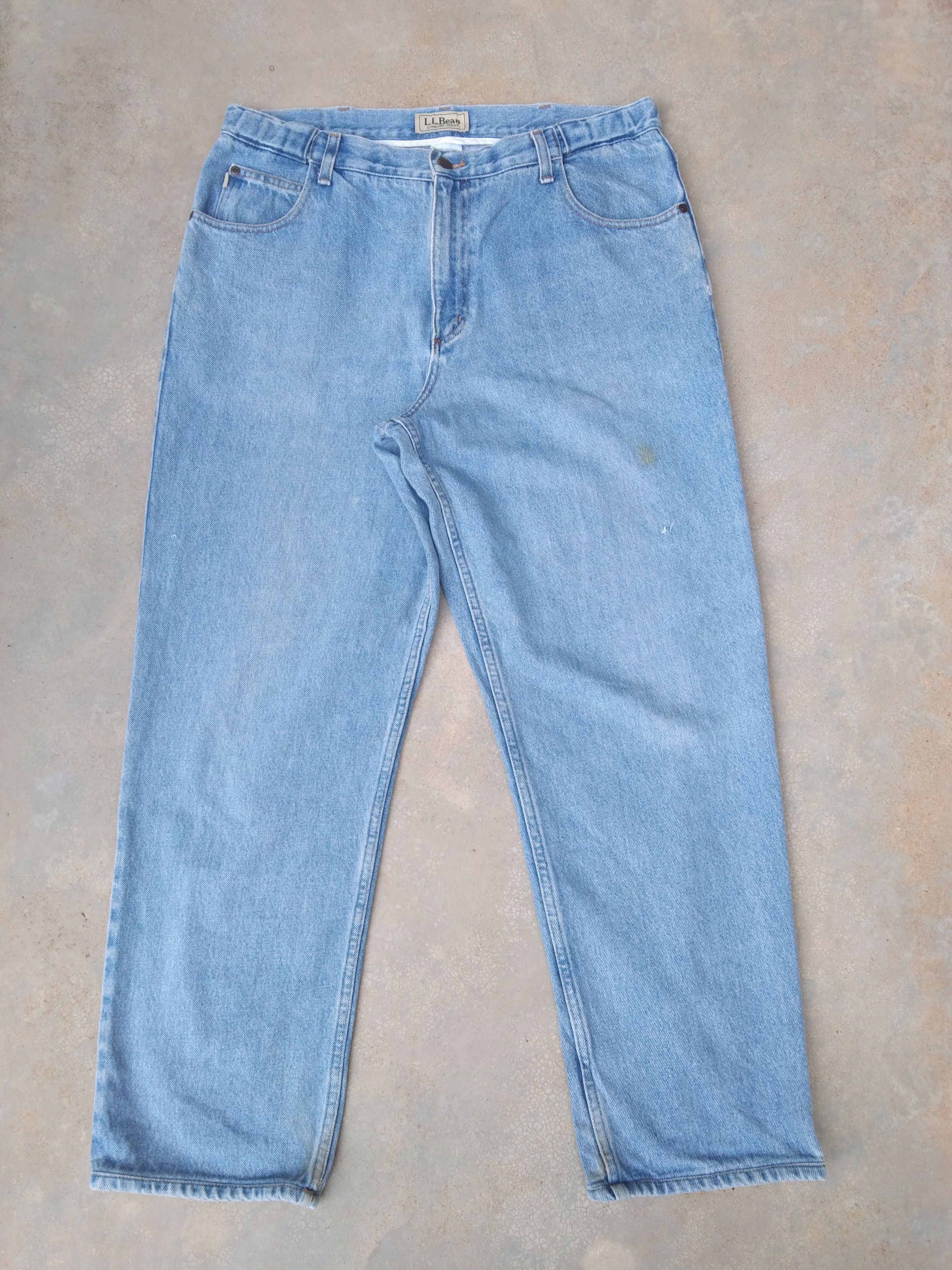 L.L. Bean Vintage L.L Bean Jeans 35x30 Size US 35 - 1 Thumbnail