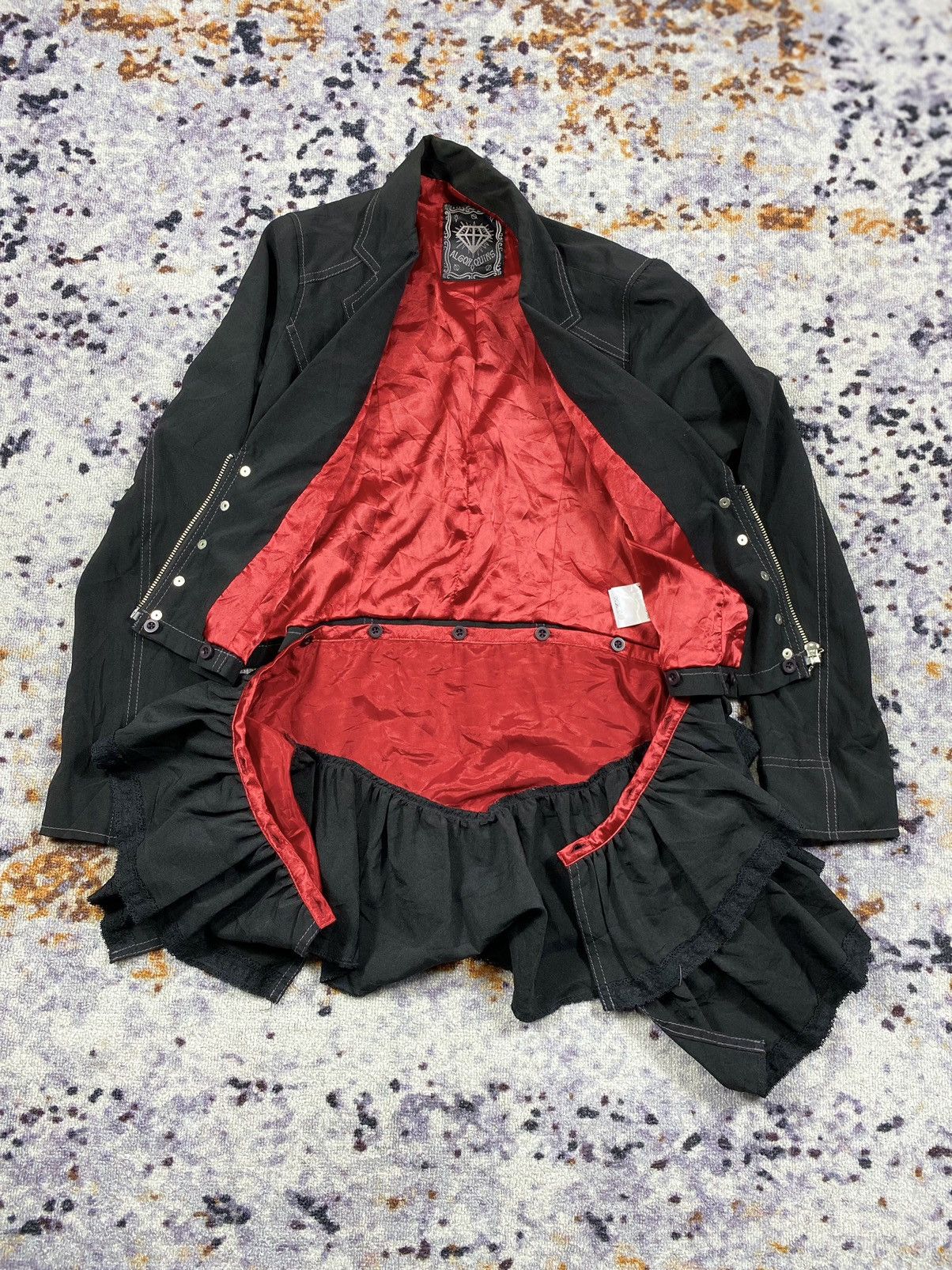 Japanese Brand “RARE” Algon Quins Studded Gothic Punk style Size M / US 6-8 / IT 42-44 - 4 Thumbnail