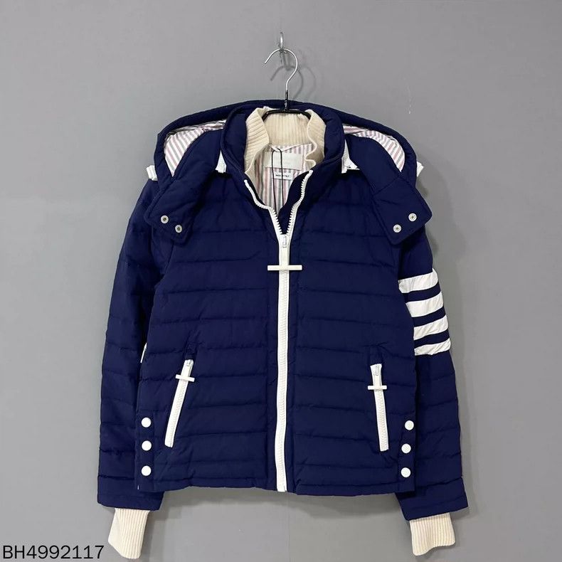 Thom Browne Thom Browne Classic Blue Down Jacket - dmc Size US M / EU 48-50 / 2 - 1 Thumbnail