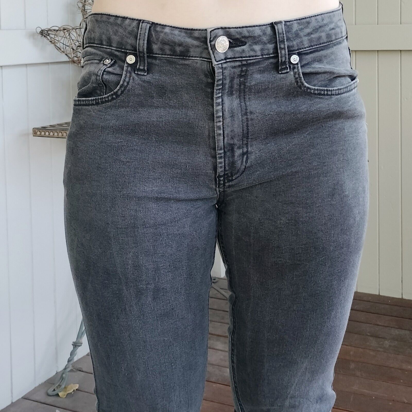 Pacsun Pacsun Mens Jeans Denim Stretch Skinny Slim Washed Faded Size US 32 / EU 48 - 5 Thumbnail