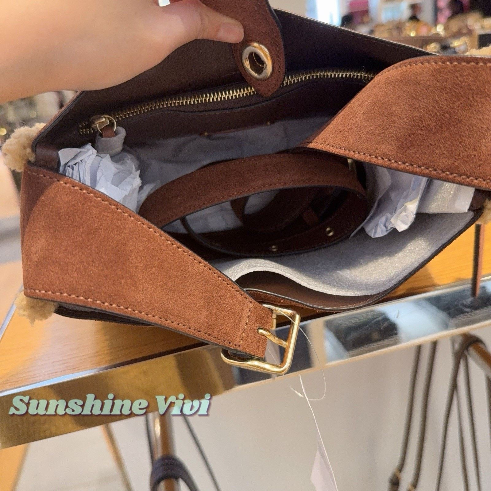 Coach NWT Coach CCZ26 Hadley Convertible Crossbody Bag Brown Size ONE SIZE - 7 Thumbnail