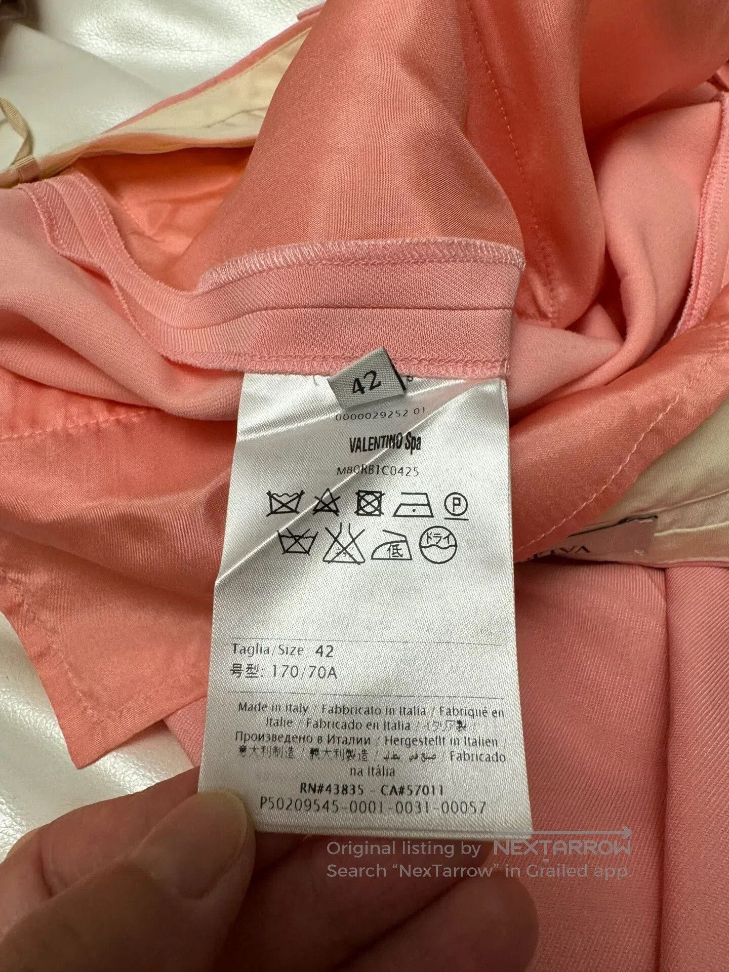 Valentino Valentino Women's Pink Tailored Trousers. Size US 26 / EU 42 - 5 Thumbnail