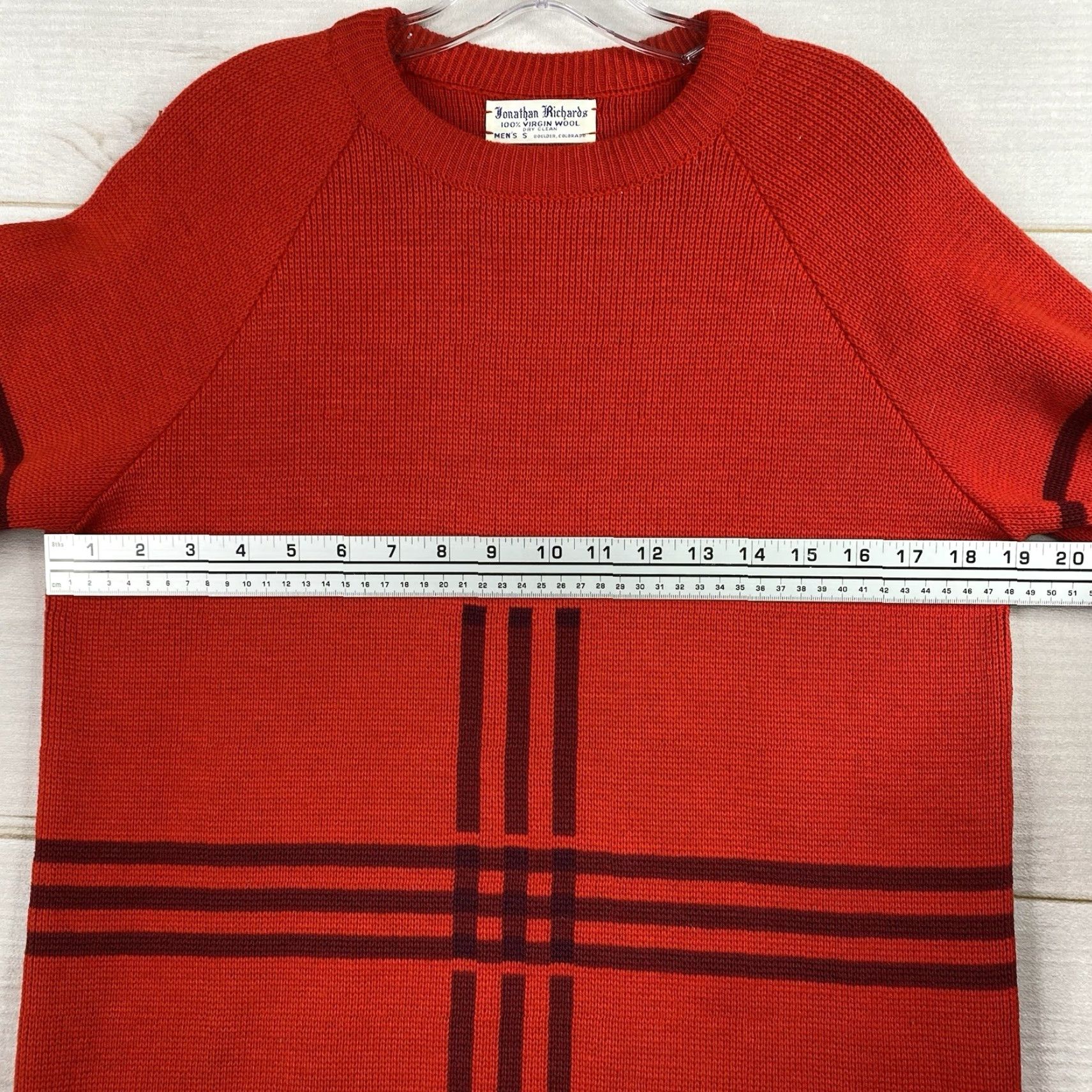 Vintage Jonathan Richards Vintage Nordic Ski Sweater Mens S Red 100% Wool Wool 1980s Ski Snow Vintage Mens S Red Jonathan Richards Size US S / EU 44-46 / 1 - 5 Thumbnail