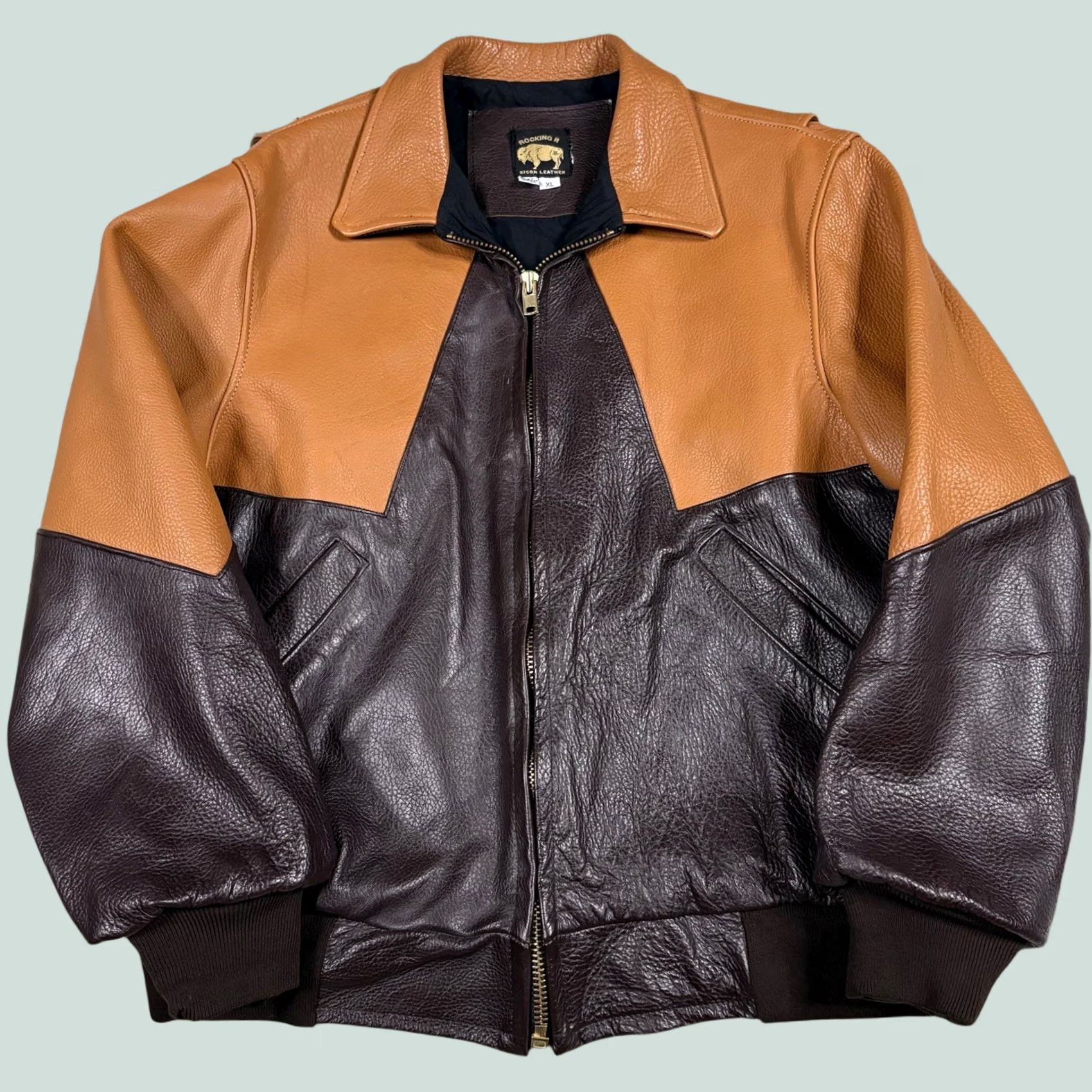 Schott × Vintage Schott vintage leather USA jacket 90s Id n 6875