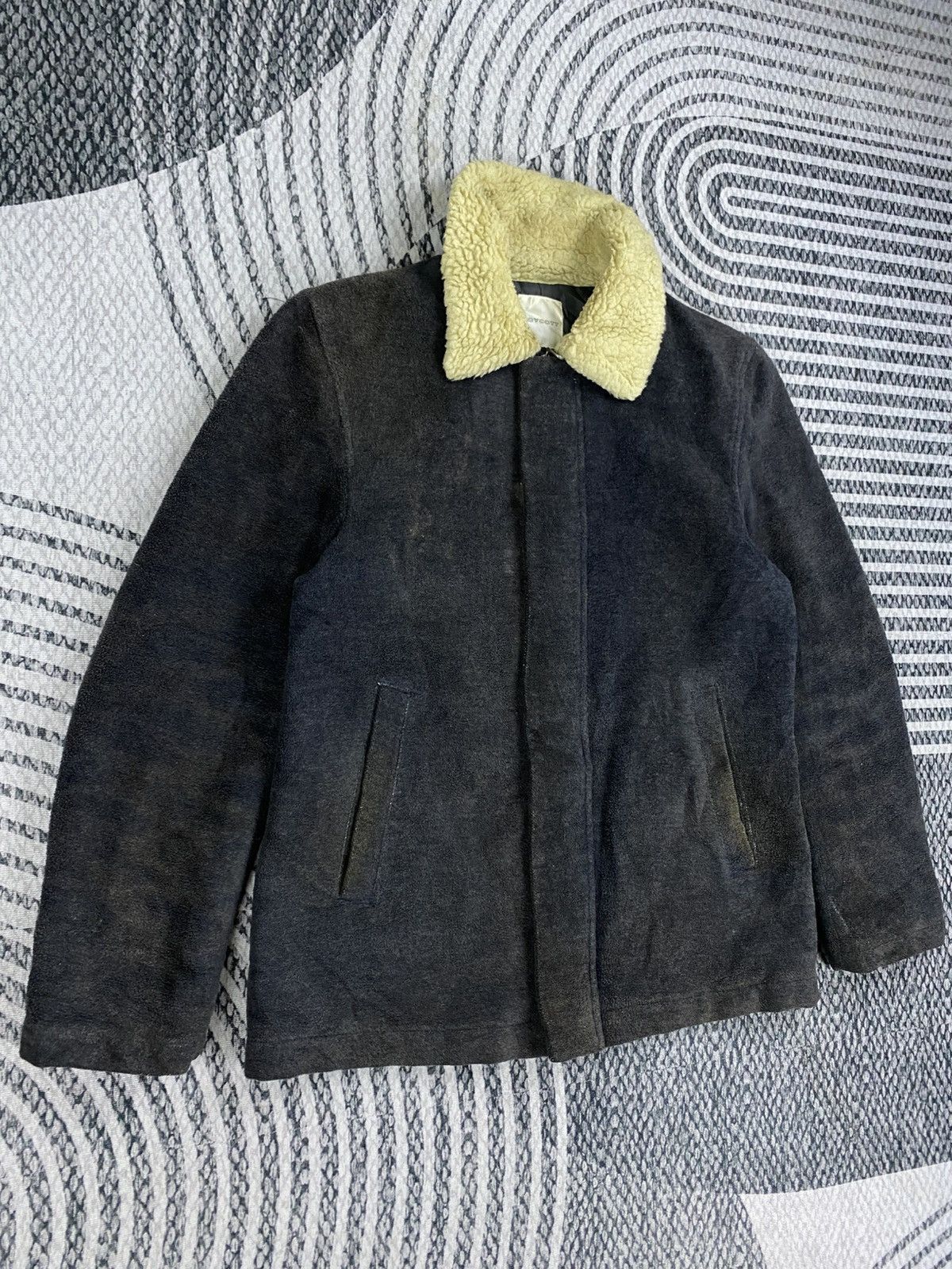 Boycott Vintage Boycott Heavyweight Sherpa Collar Suede Jacket Size US M / EU 48-50 / 2 - 3 Thumbnail