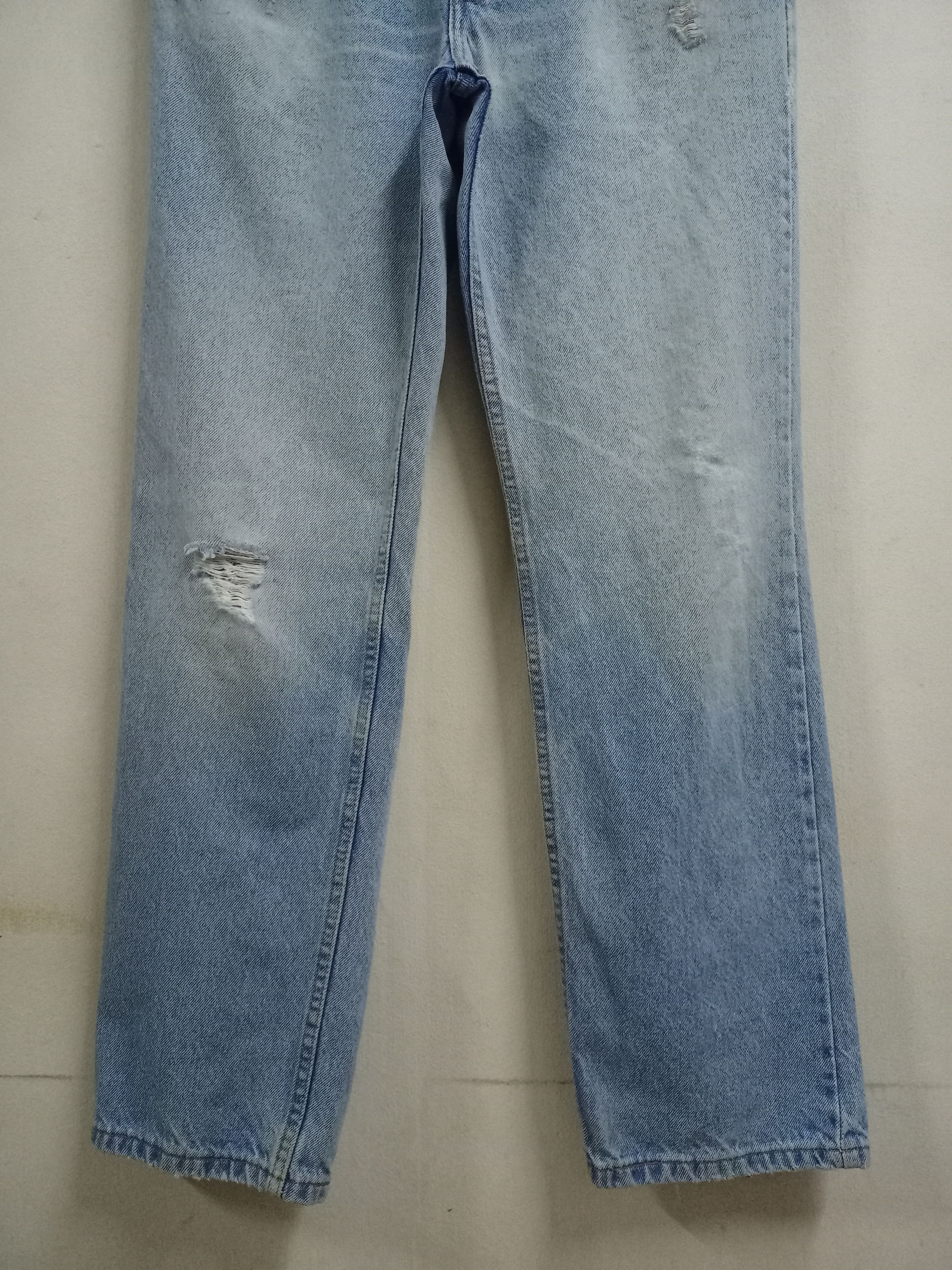 Levi's × Levi's Vintage Clothing Vintage 90s Levis Orange Tab Distressed Loose Jeans 33x31 Size US 33 - 6 Thumbnail