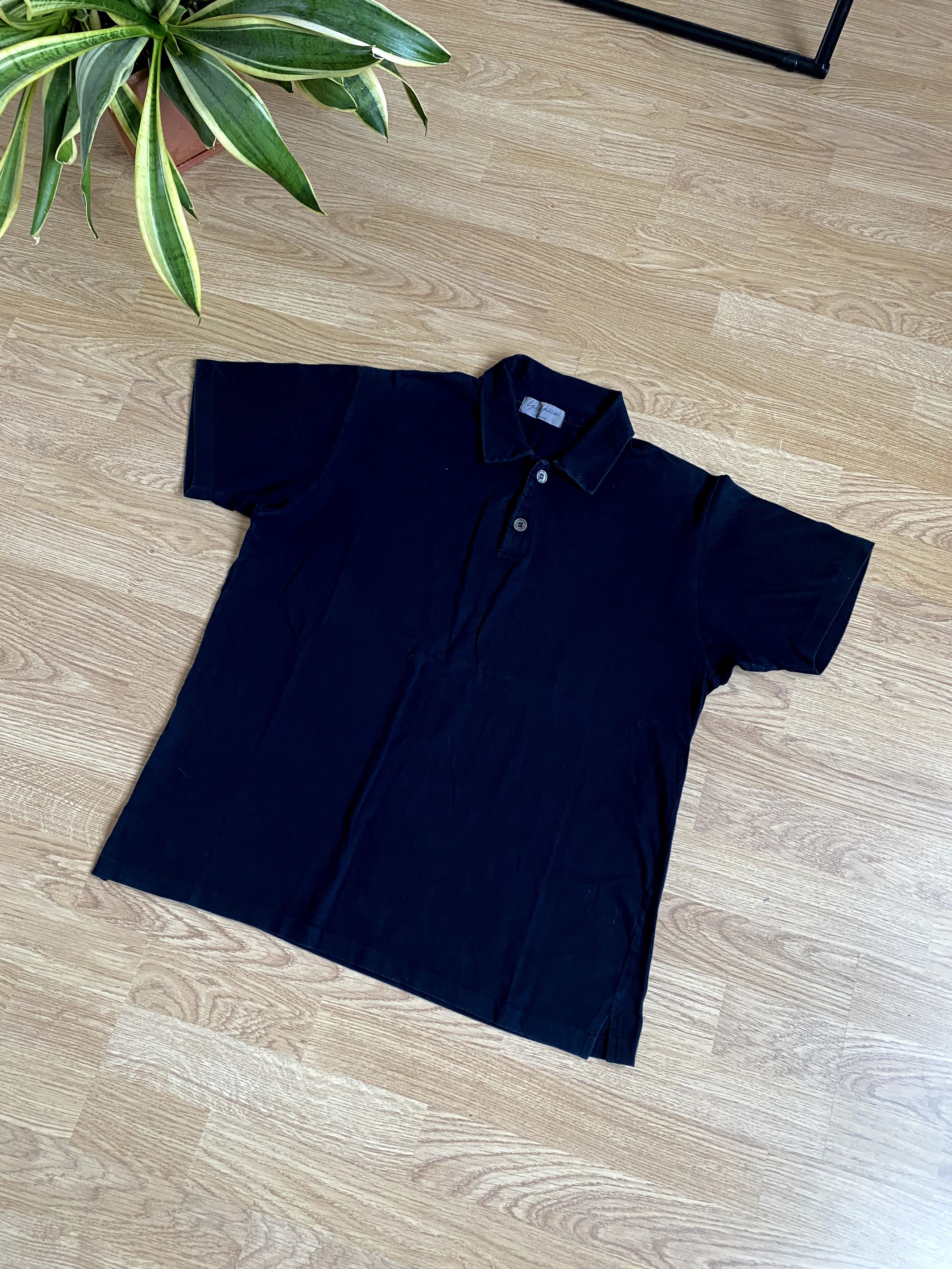 Yohji Yamamoto Yohji Yamamoto Polo Archival Clothing Size M Made In Italy Size US M / EU 48-50 / 2 - 2 Thumbnail